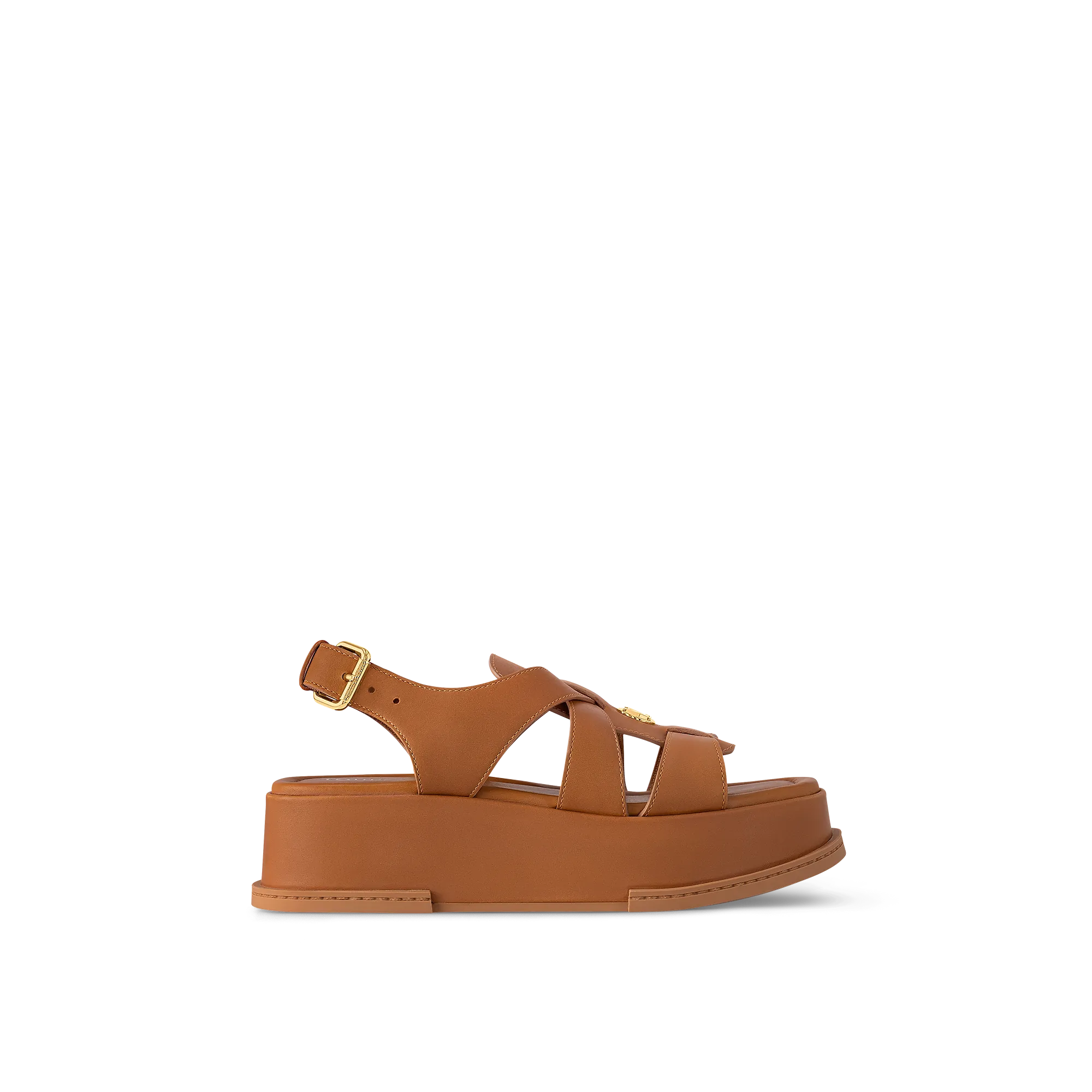 Louis Vuitton Maya Flatform Sandal - Women - Shoes 1ACYKL Cognac