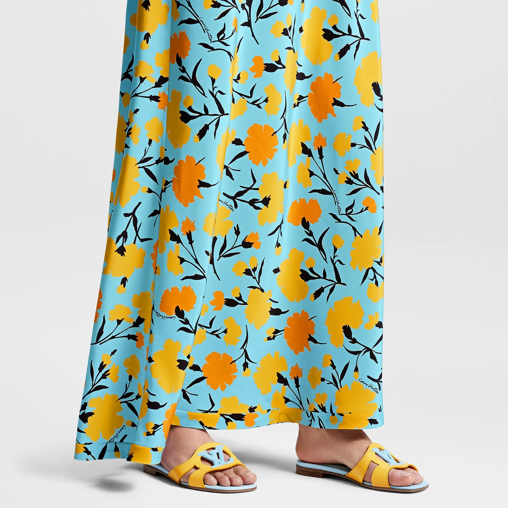 Louis Vuitton LV Isola Flat Mule - Women - Shoes 1AD58Z Light Blue