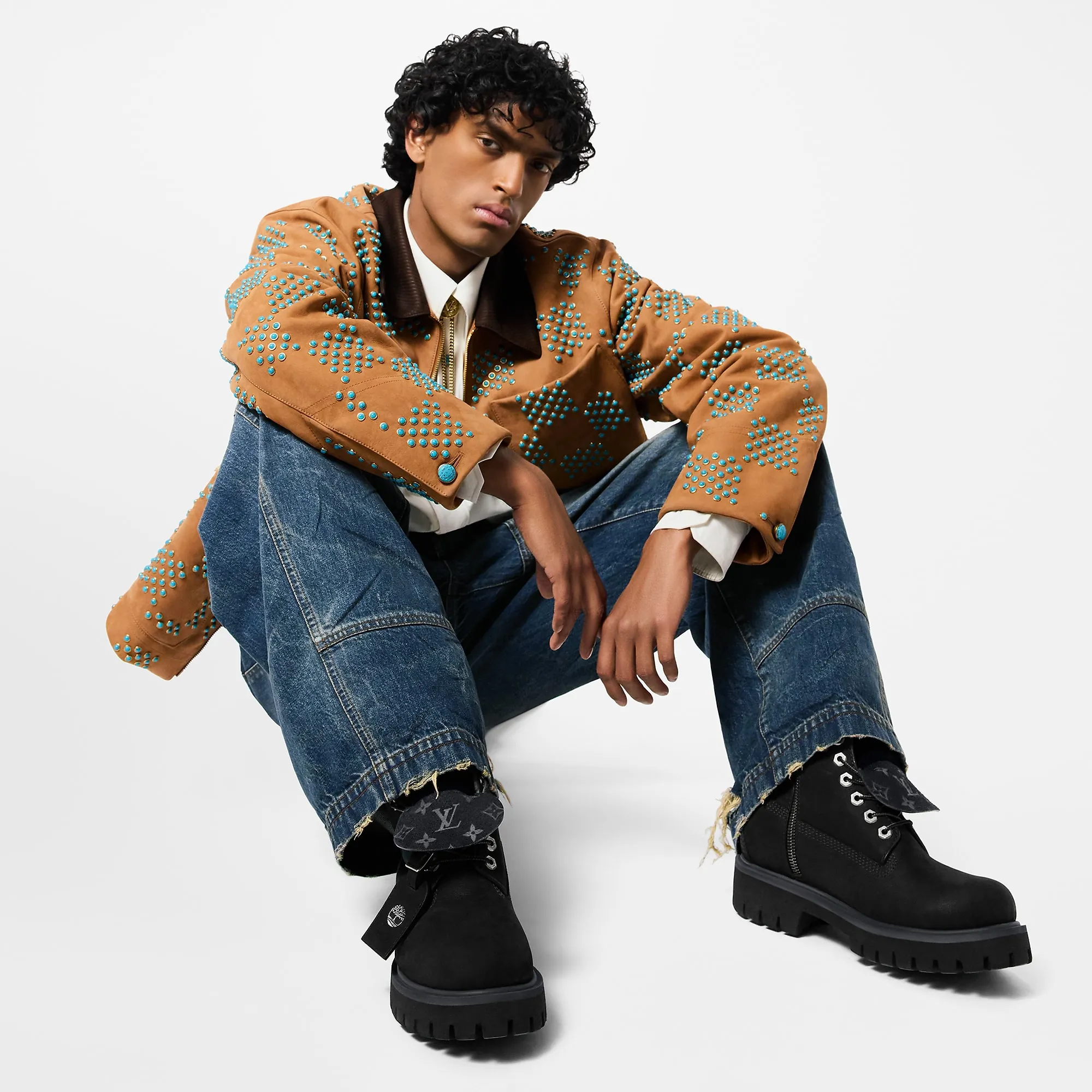 Louis Vuitton LV x Timberland Ankle Boot - Men - Shoes 1AD75B Black