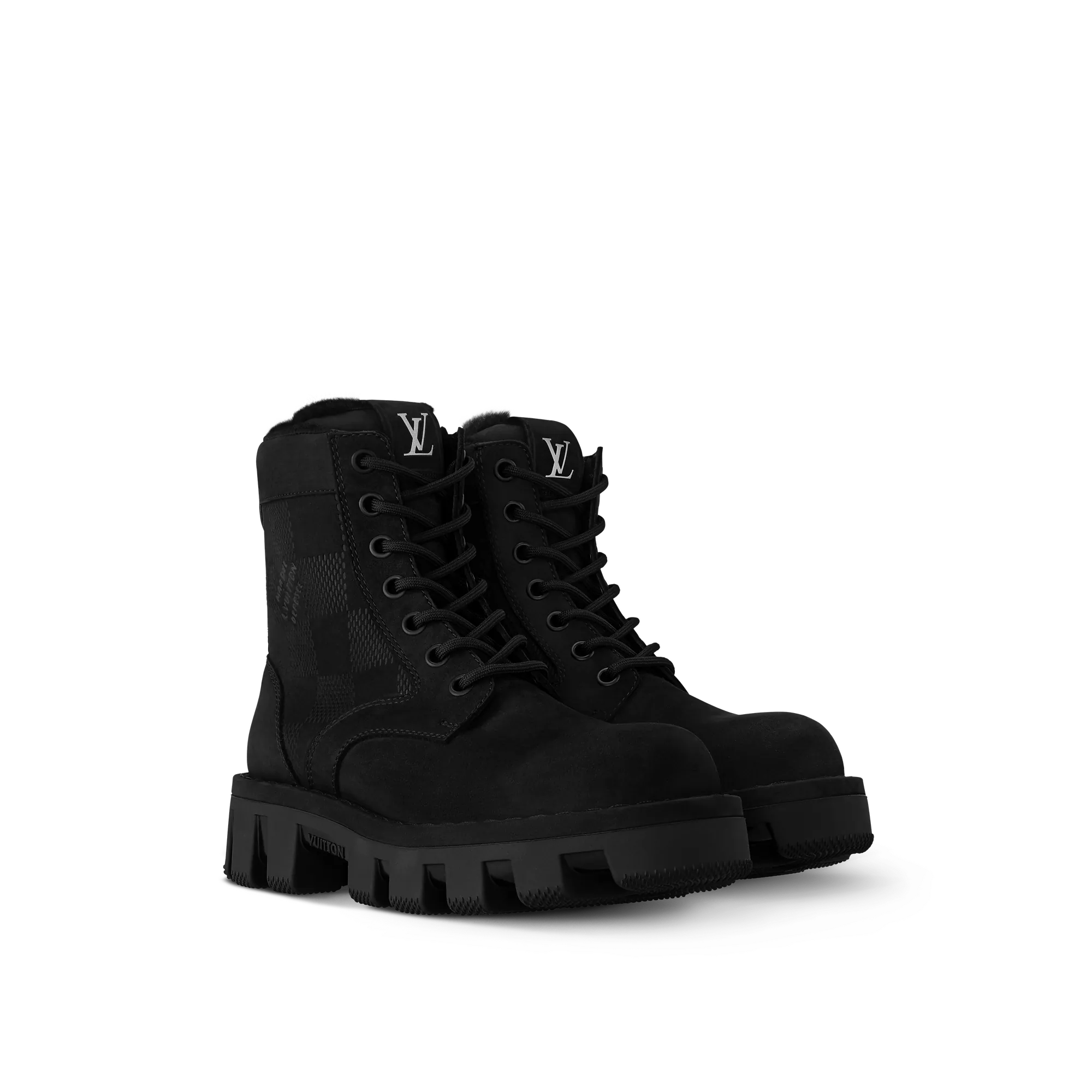 Louis Vuitton LV Checker Ranger Boot - Men - Shoes 1ADEYB Black