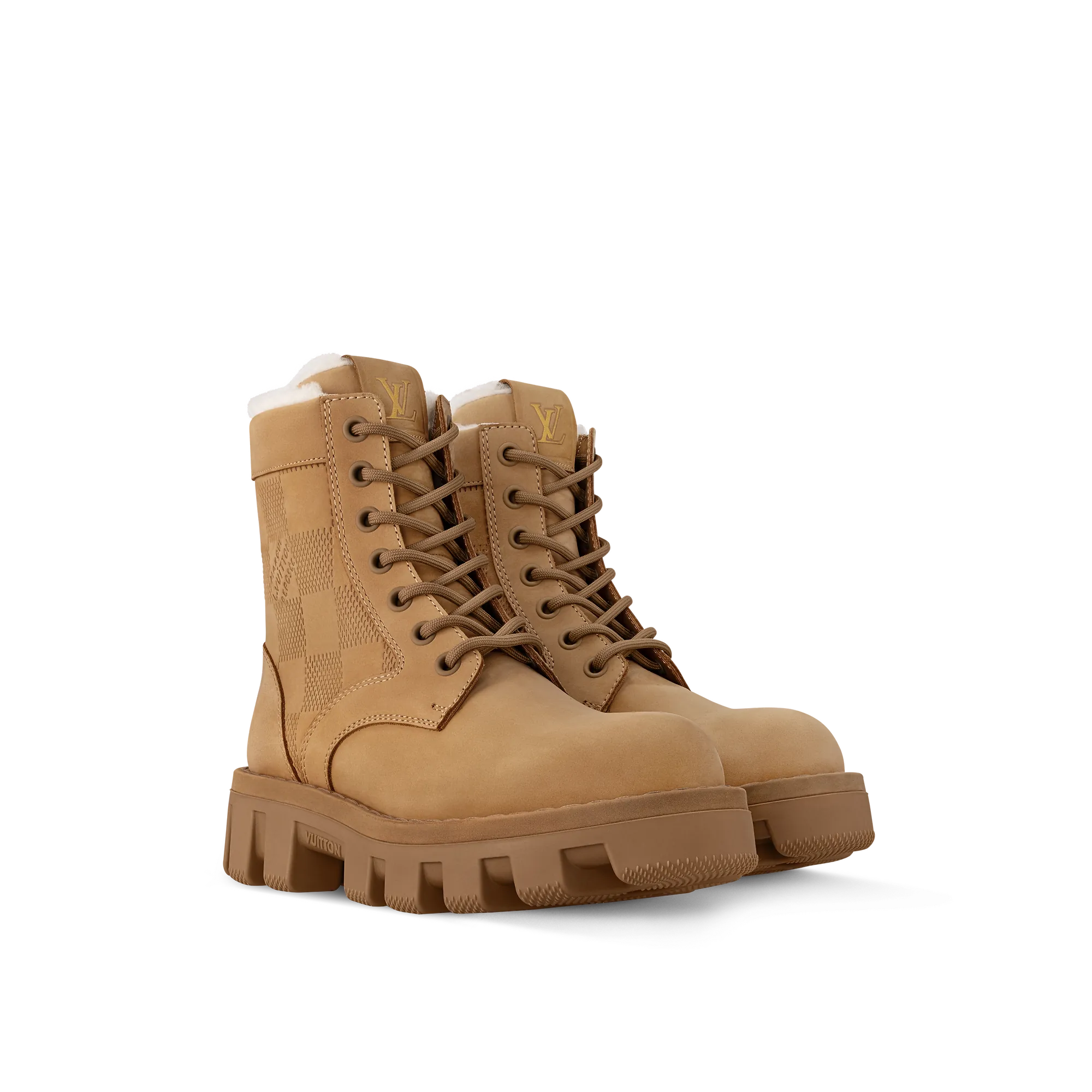 Louis Vuitton LV Checker Ranger Boot - Men - Shoes 1ADEYQ Beige