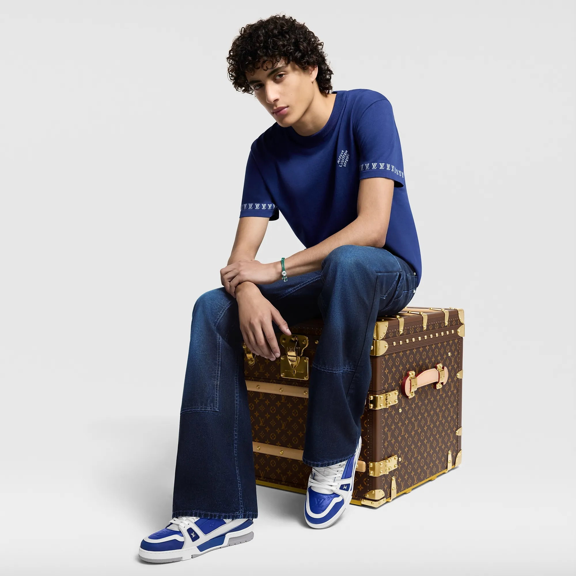 Louis Vuitton LV Trainer Sneaker - Men - Shoes 1ADHS5 Gaston Blue