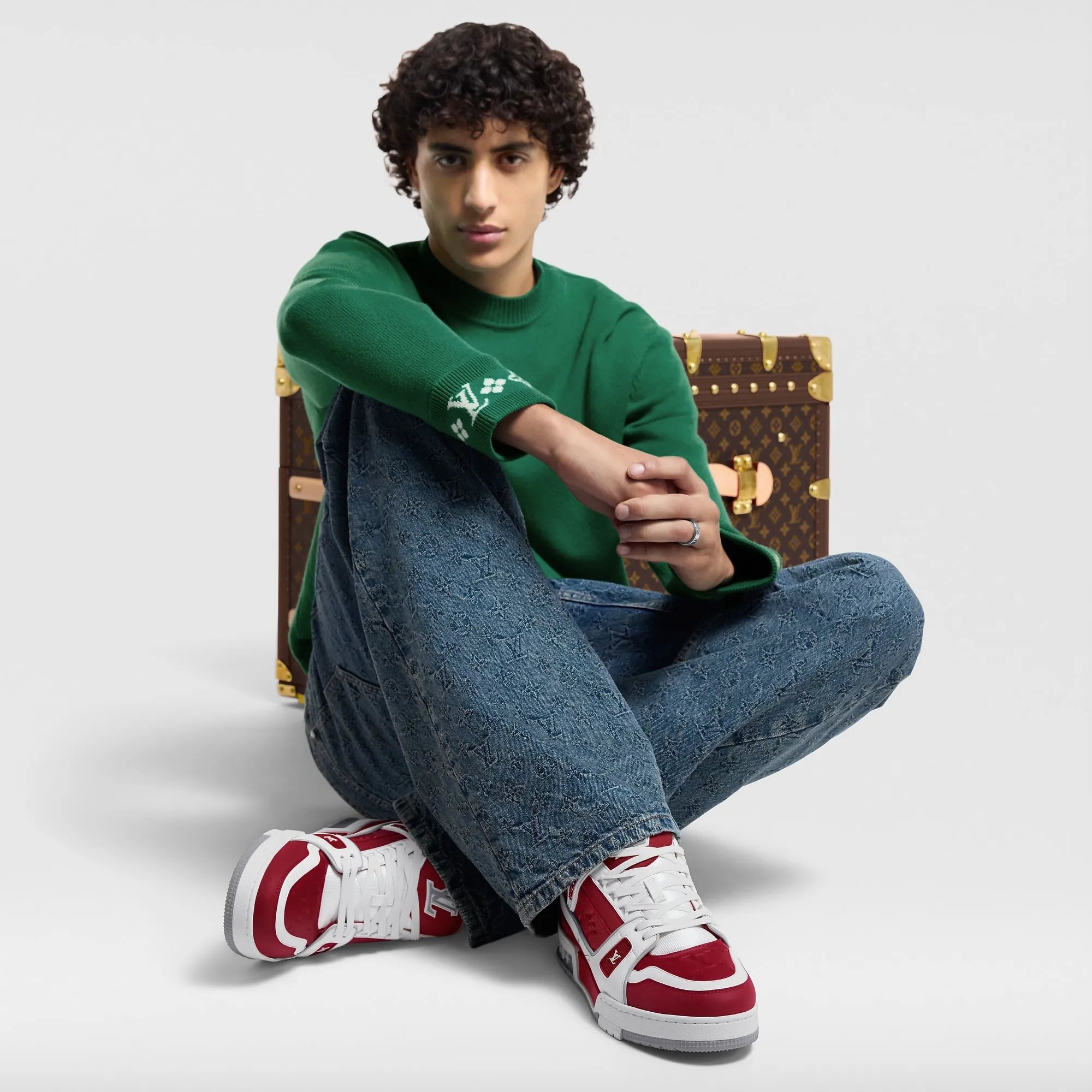 Louis Vuitton LV Trainer Sneaker - Men - Shoes 1ADHT6 Sari Red