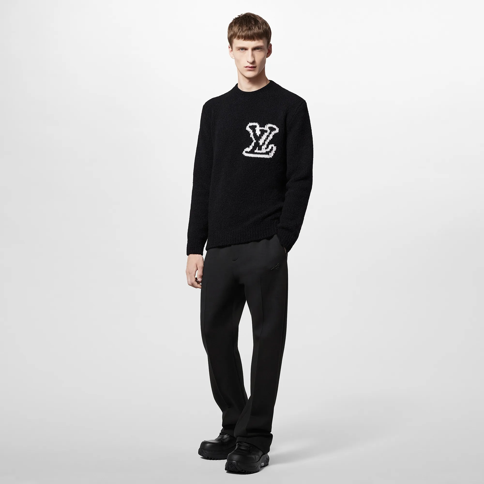 Louis Vuitton Wool Blend Crewneck - Men - Ready-to-Wear 1AF334