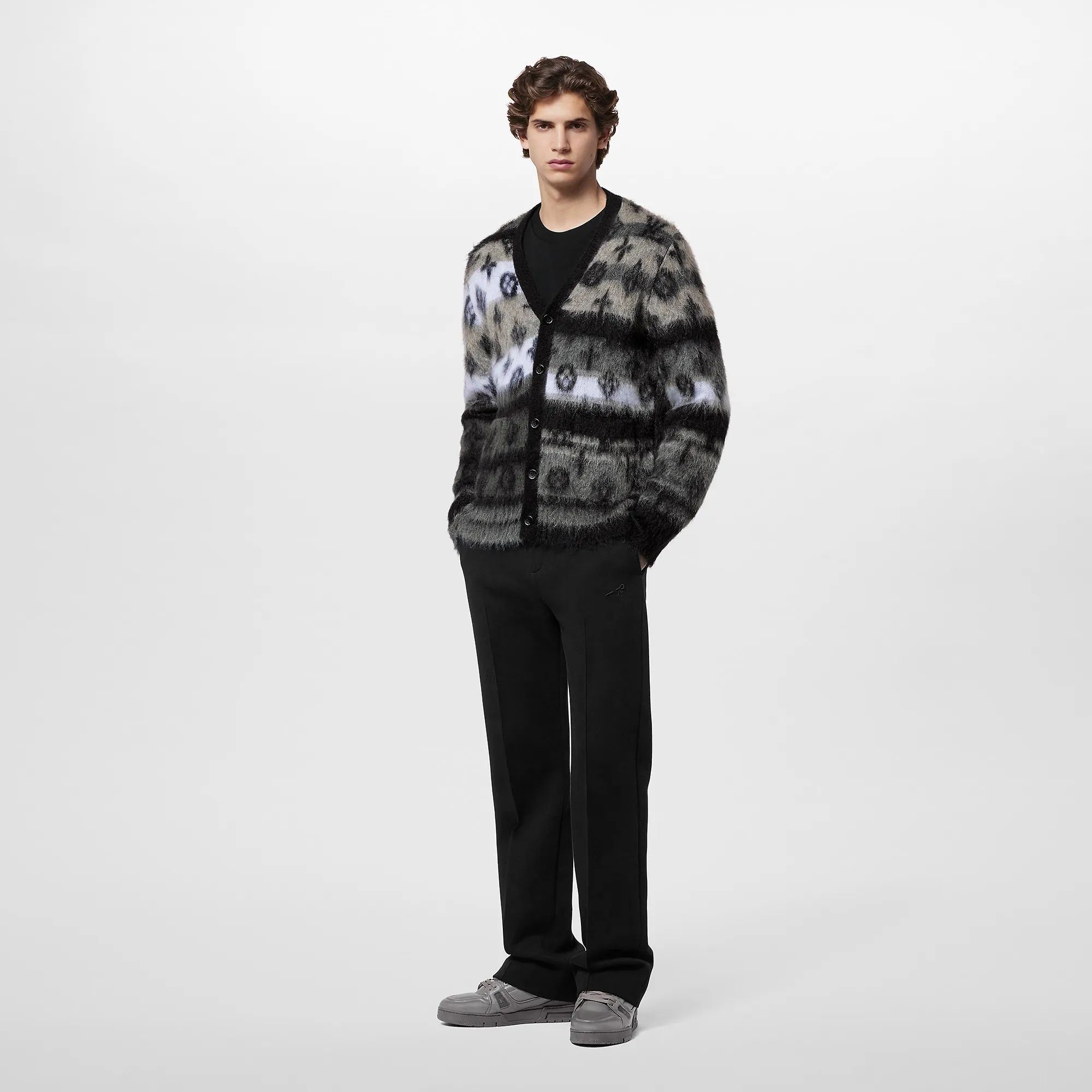 Louis Vuitton Monogram Mohair Cardigan - Men - Ready-to-Wear 1AF342