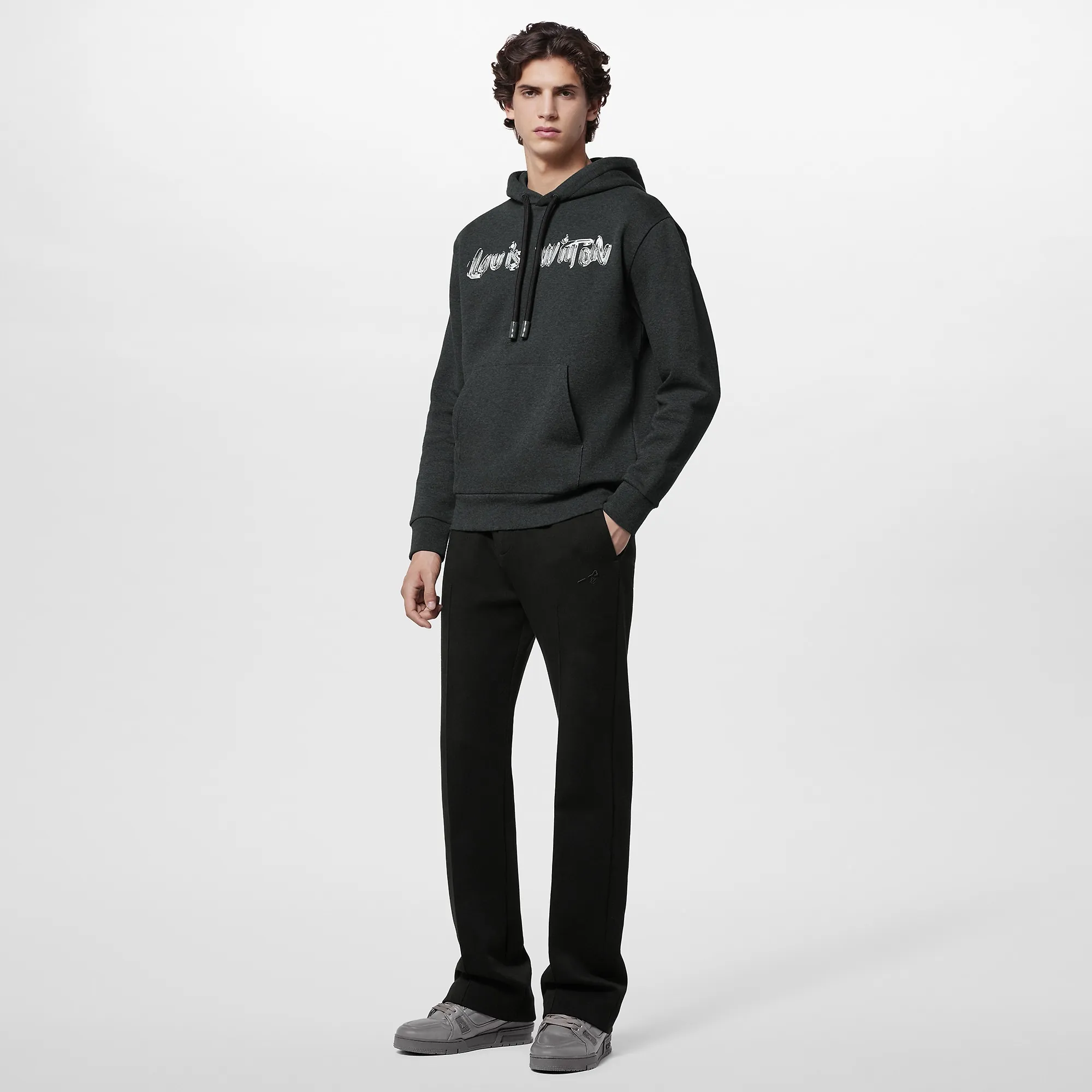 Louis Vuitton Printed Cotton Hoodie - Men - Ready-to-Wear 1AF373