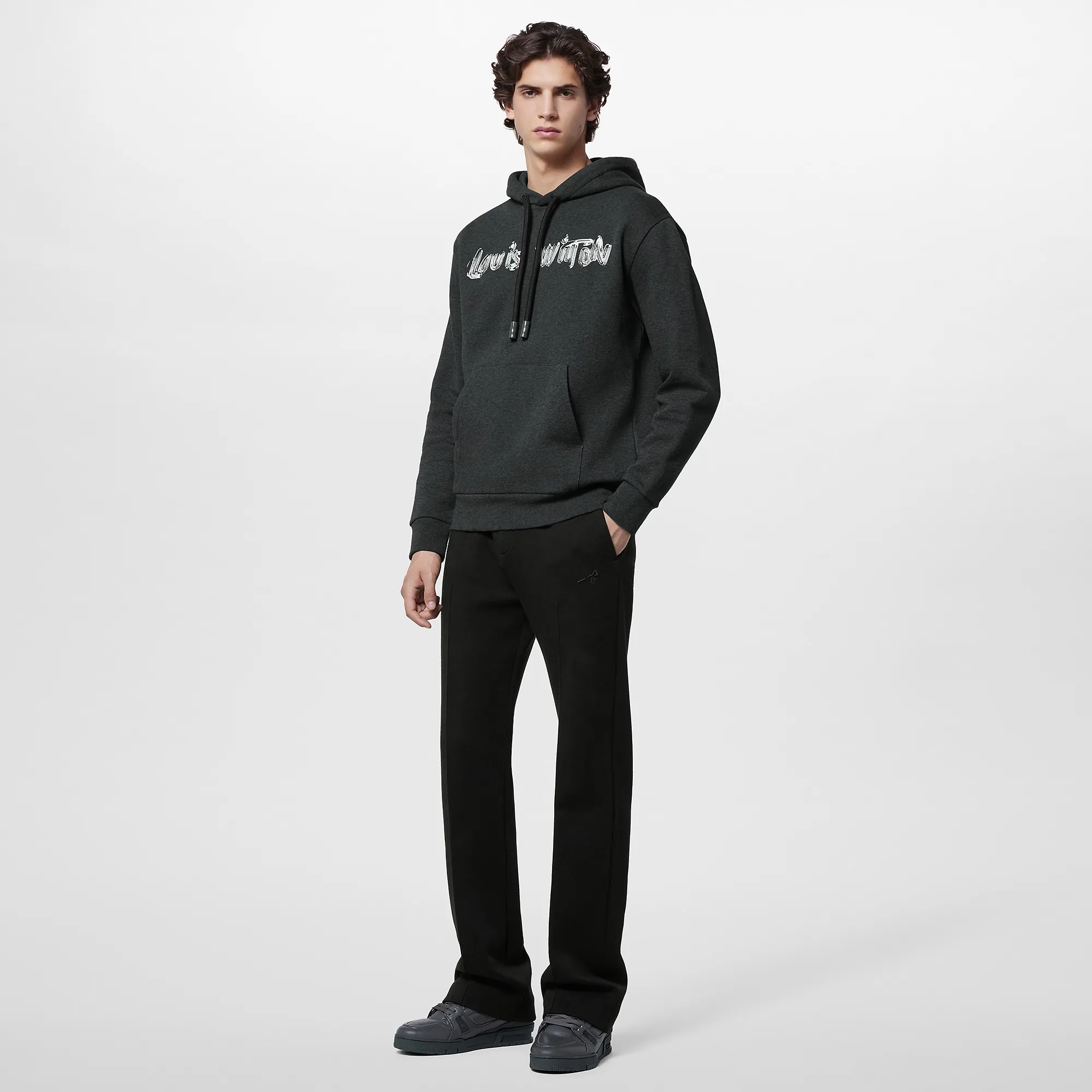 Louis Vuitton Printed Cotton Hoodie - Men - Ready-to-Wear 1AF381