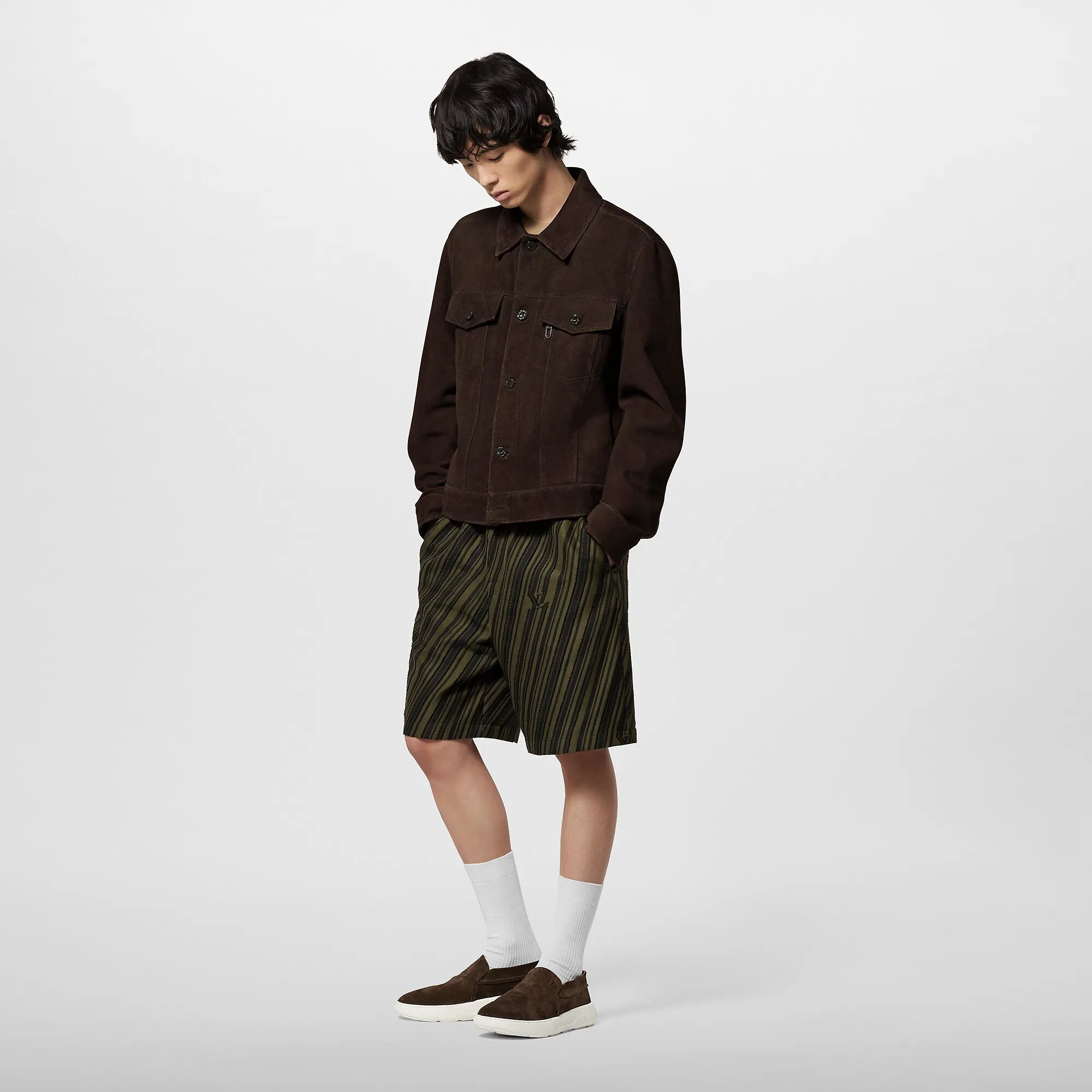 Louis Vuitton Suede Denim Jacket - Men - Ready-to-Wear 1AF589