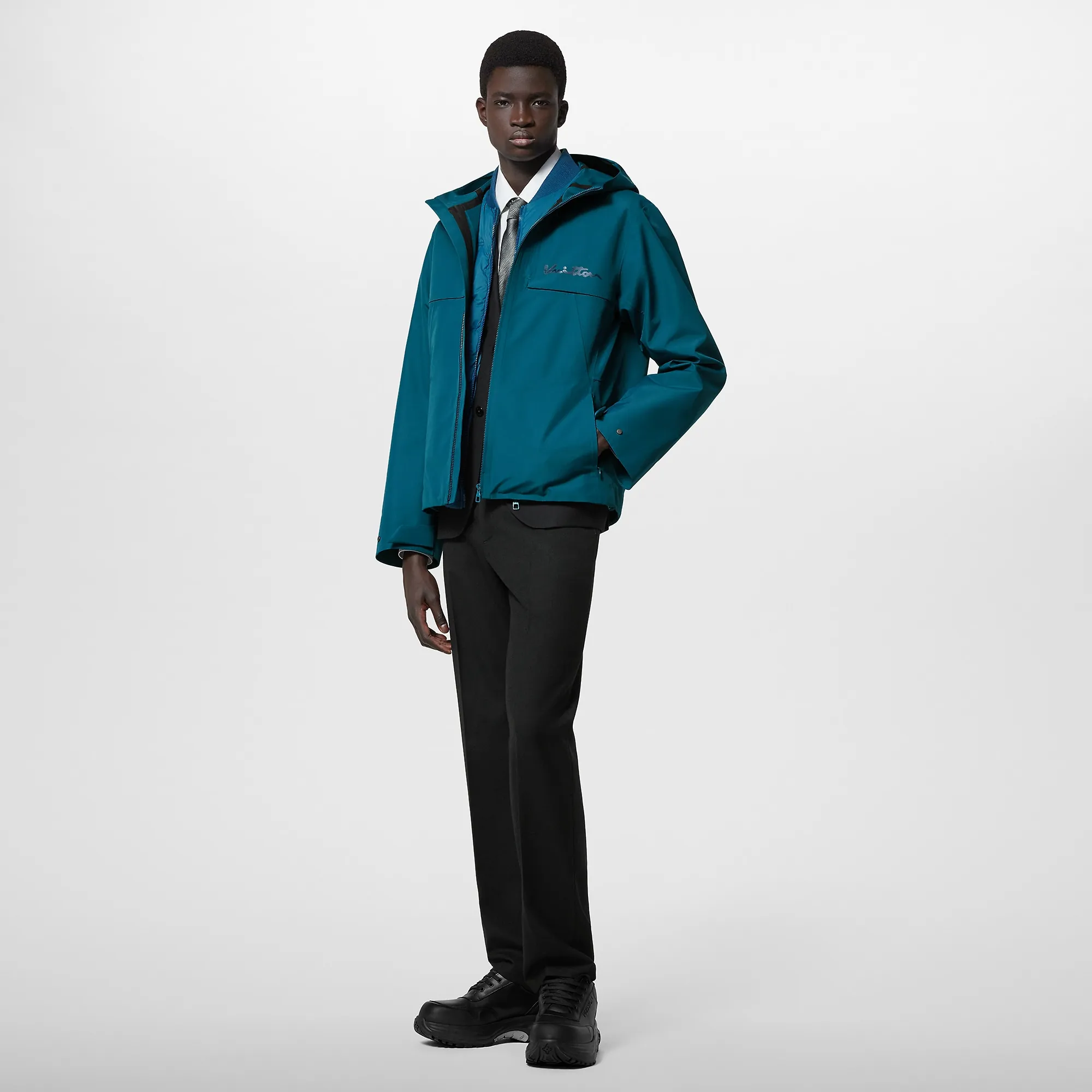 Louis Vuitton Signature Shell Hooded Blouson - Men - Ready-to-Wear 1AF944