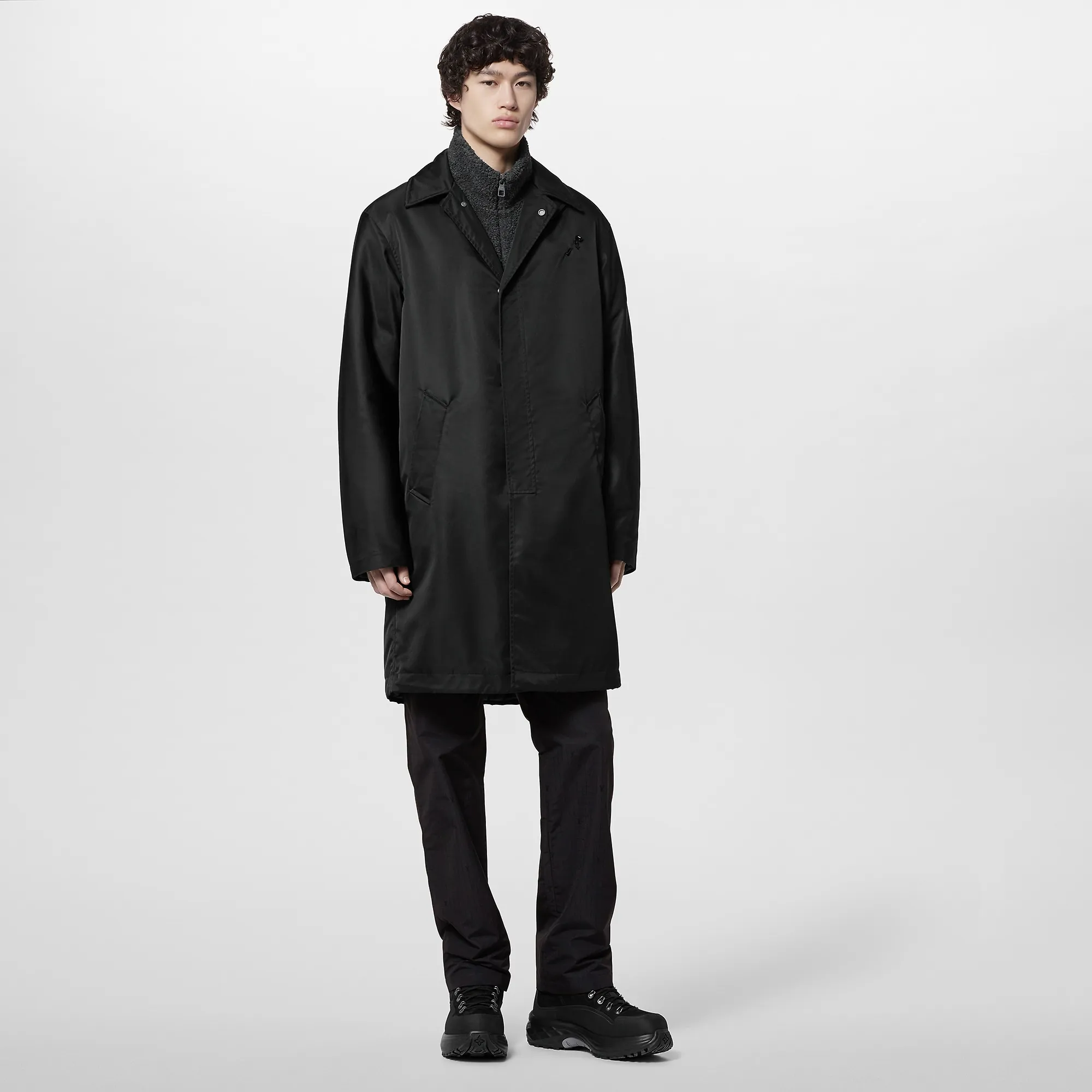 Louis Vuitton Nylon Hooded Raincoat - Men - Ready-to-Wear 1AFABT