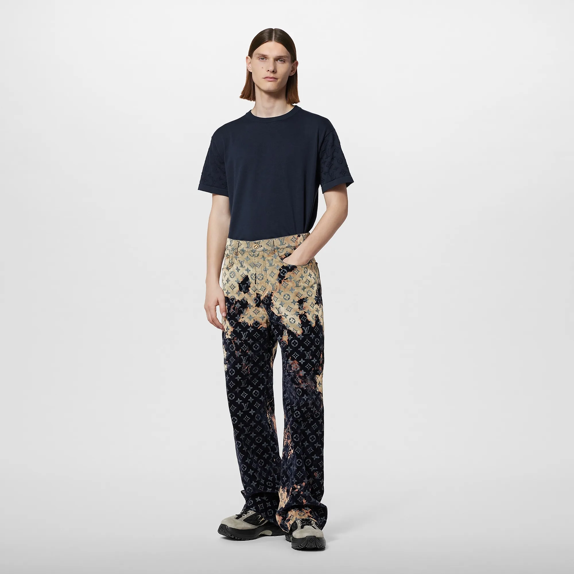 Louis Vuitton Monogram Denim Pants - Men - Ready-to-Wear 1AFACJ