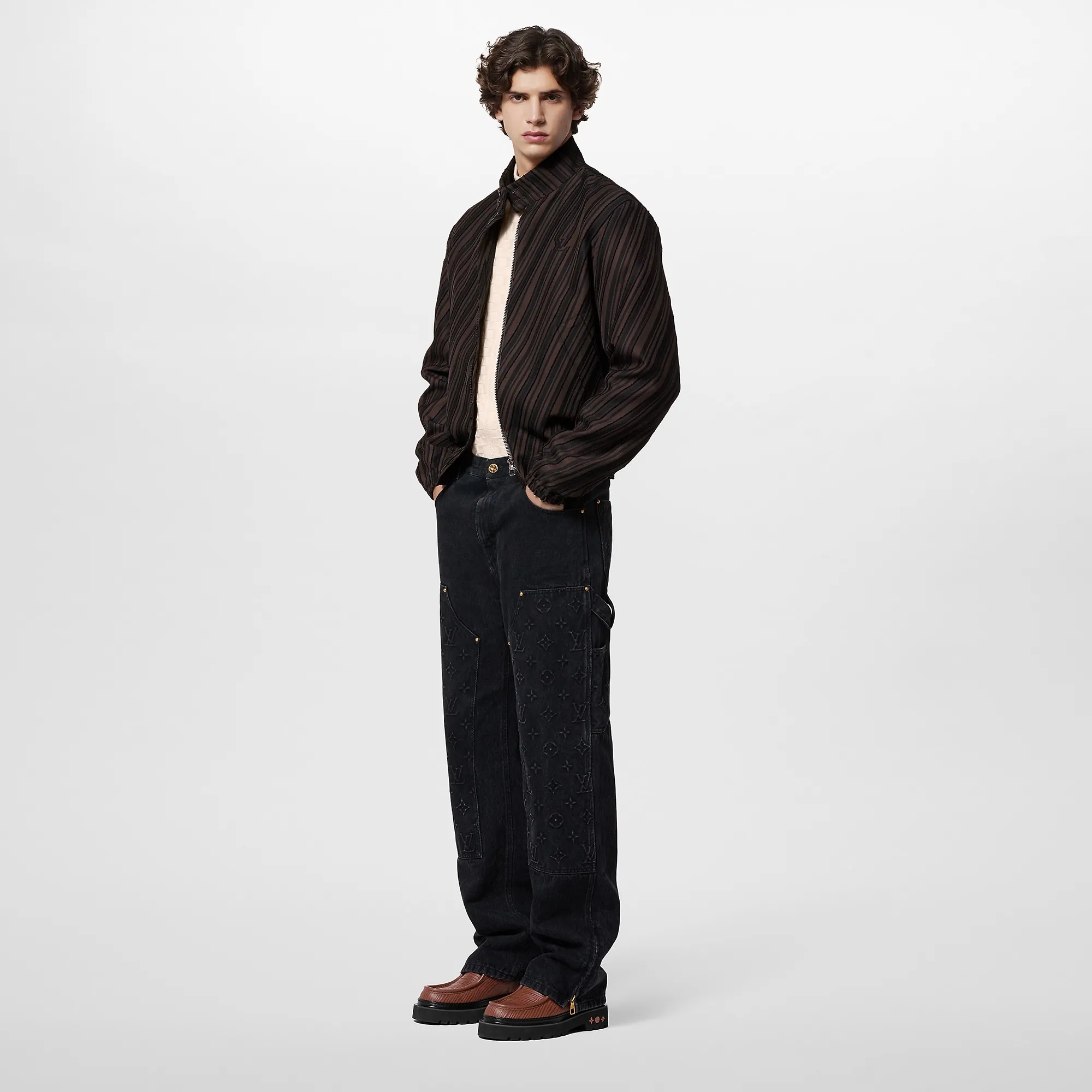 Louis Vuitton Denim Carpenter Pants - Men - Ready-to-Wear 1AFADC