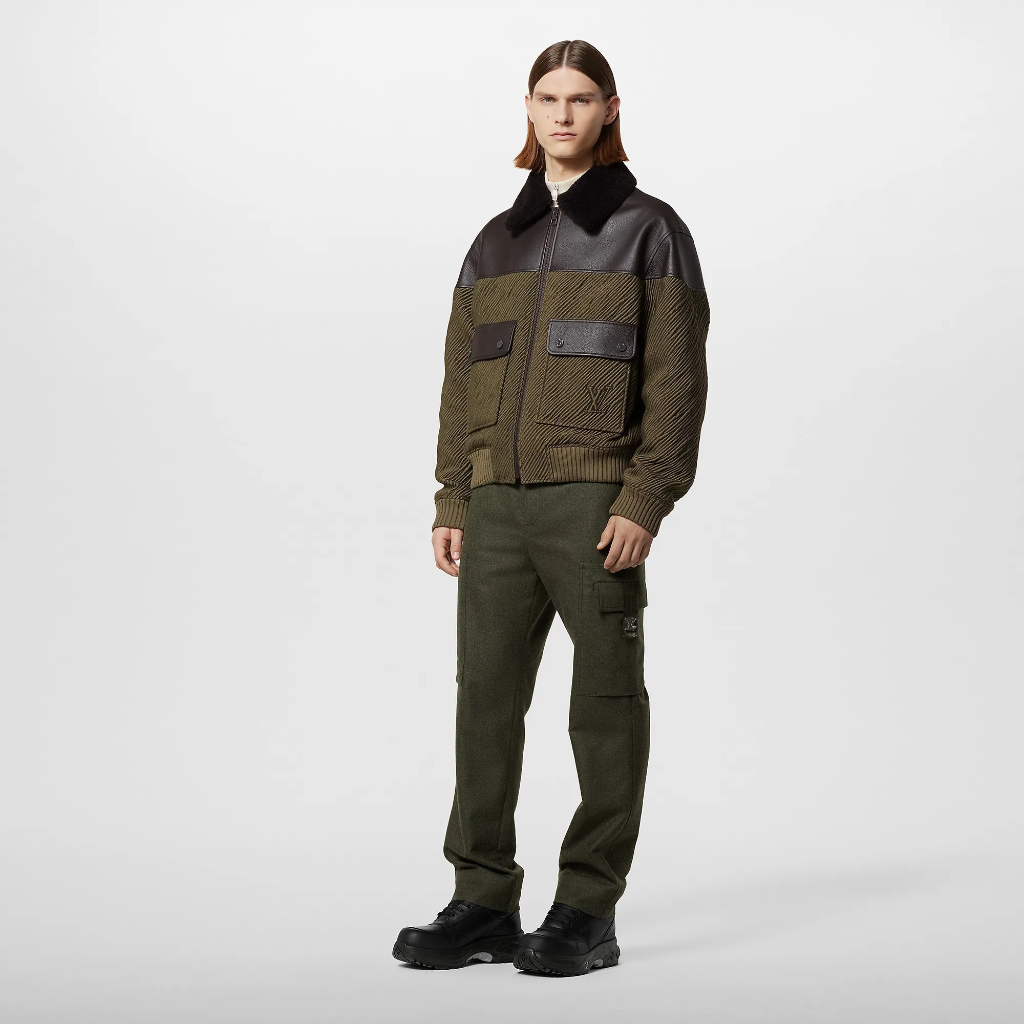 Louis Vuitton Mix Leather Blouson - Men - Ready-to-Wear 1AFAHN