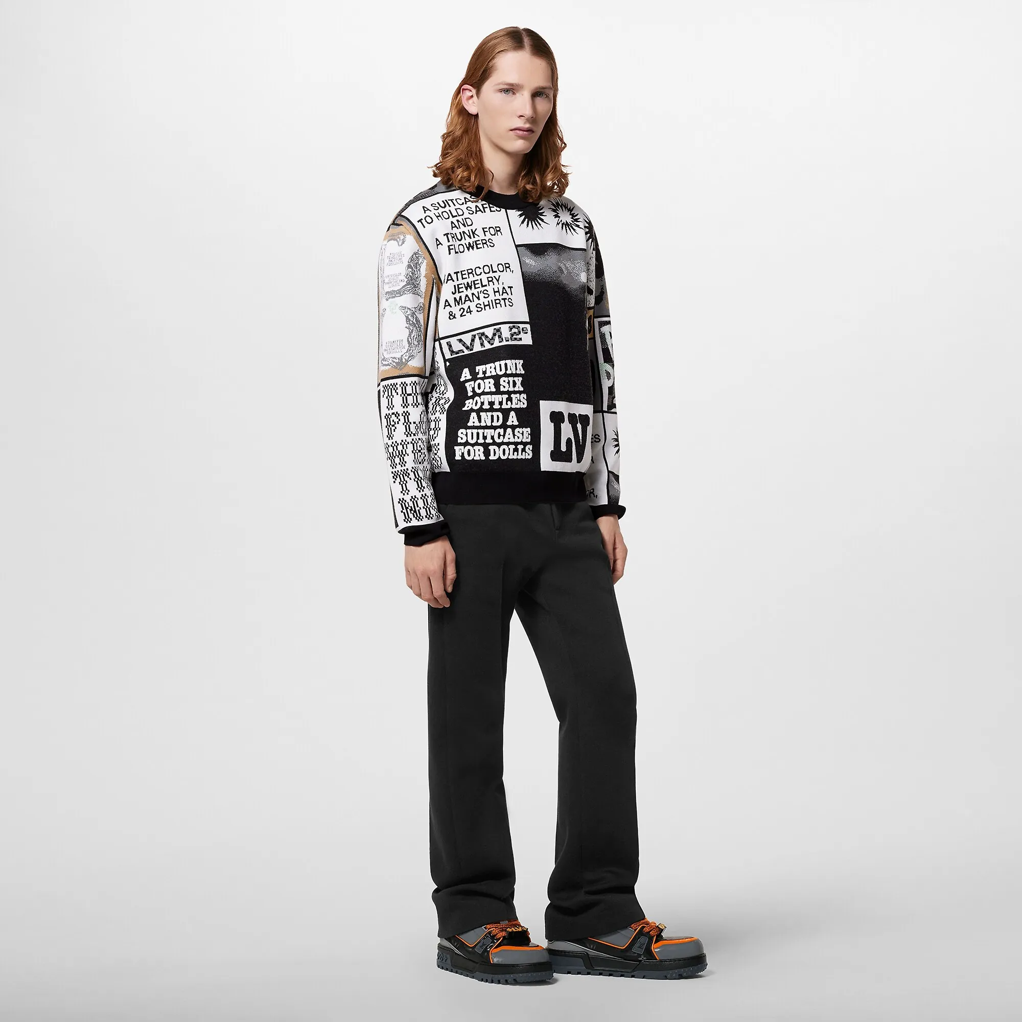Louis Vuitton Wool Crewneck - Men - Ready-to-Wear 1AFAOT