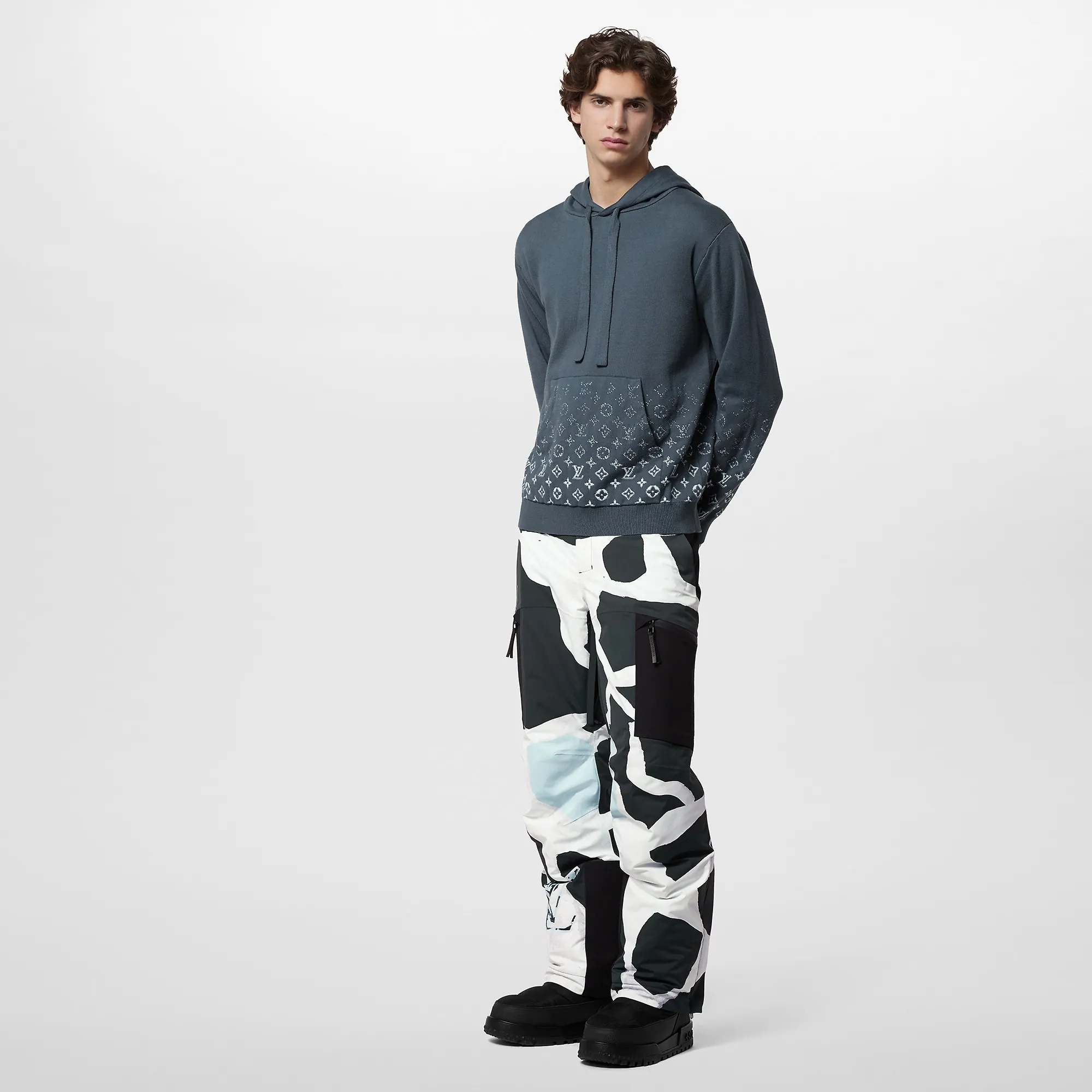 Louis Vuitton Gradient Cotton Hoodie - Men - Ready-to-Wear 1AFAQ5