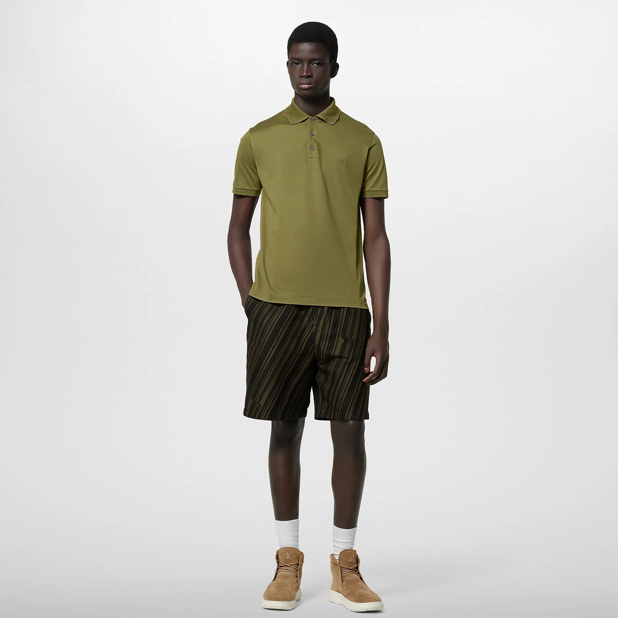 Louis Vuitton Casual Cotton Jacquard Shorts - Men - Ready-to-Wear 1AFAQY