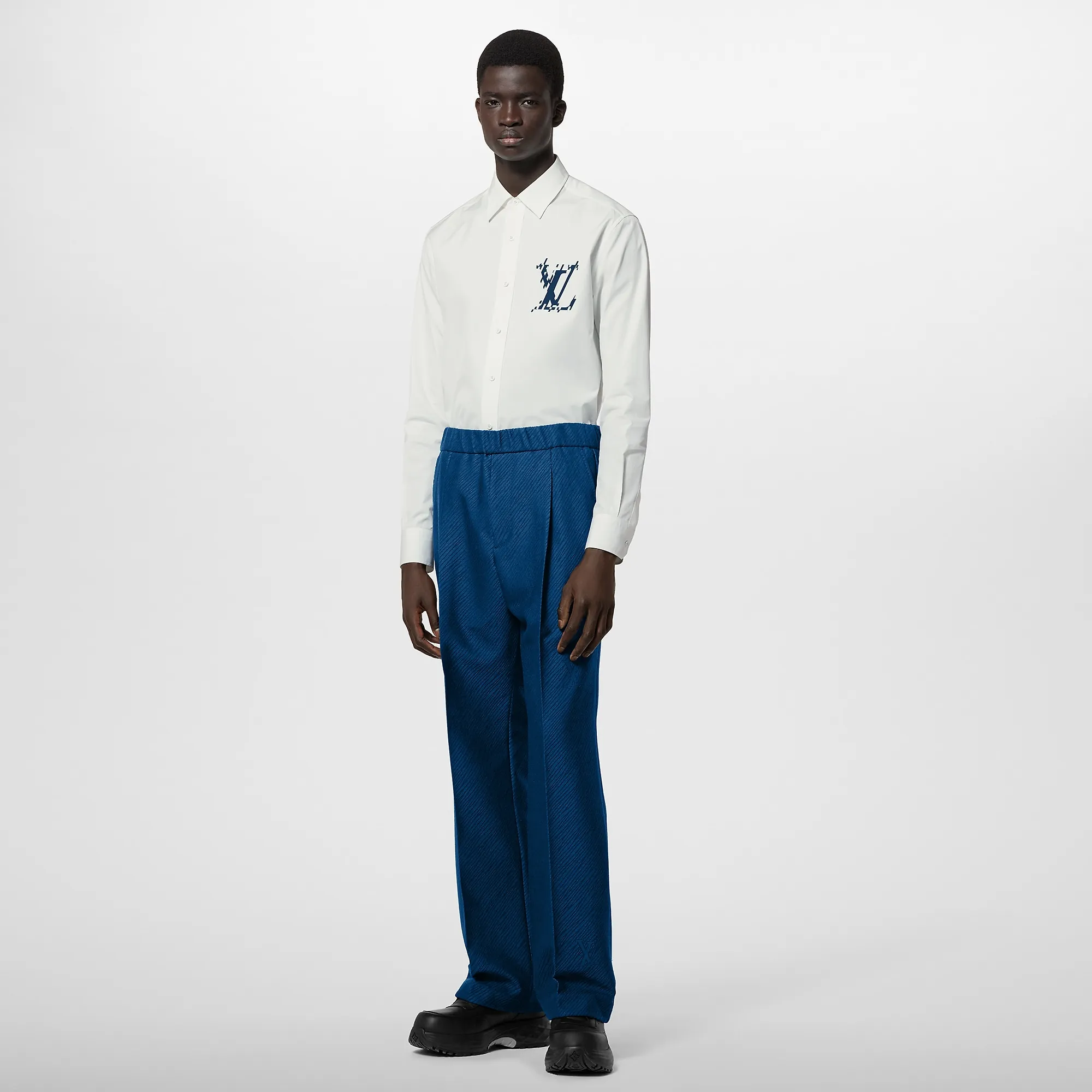 Louis Vuitton Drawstring Wool Pants - Men - Ready-to-Wear 1AFASM