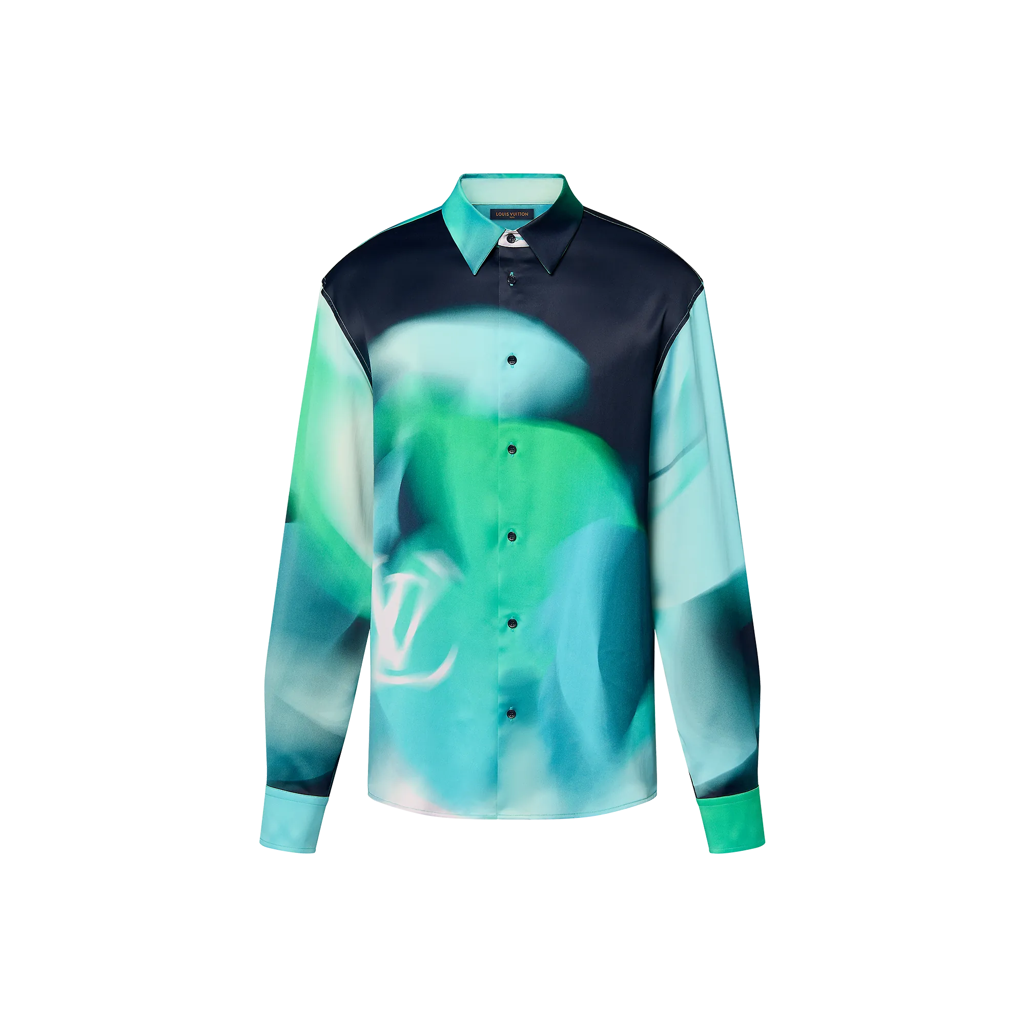 Louis Vuitton Printed Silk Blend Shirt - Men - Ready-to-Wear 1AFAUX