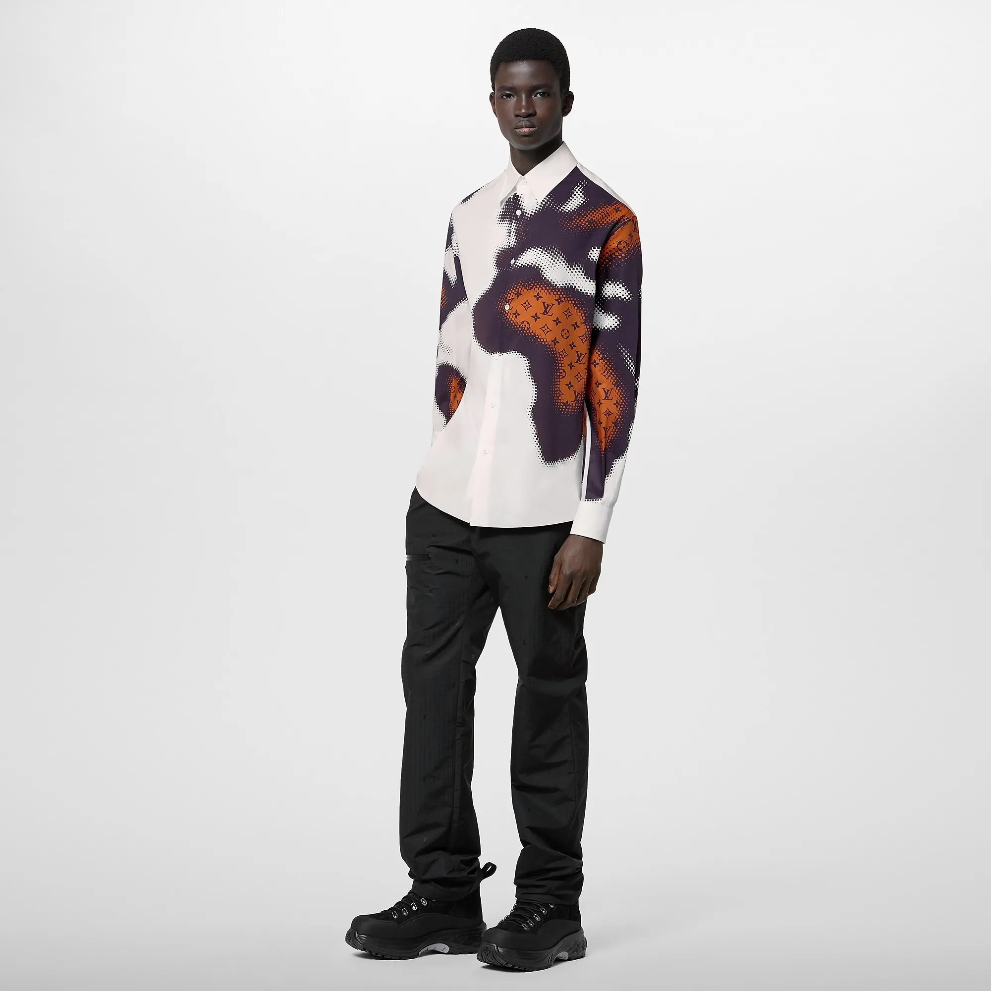 Louis Vuitton Long-Sleeved Cotton Shirt - Men - Ready-to-Wear 1AFAWJ