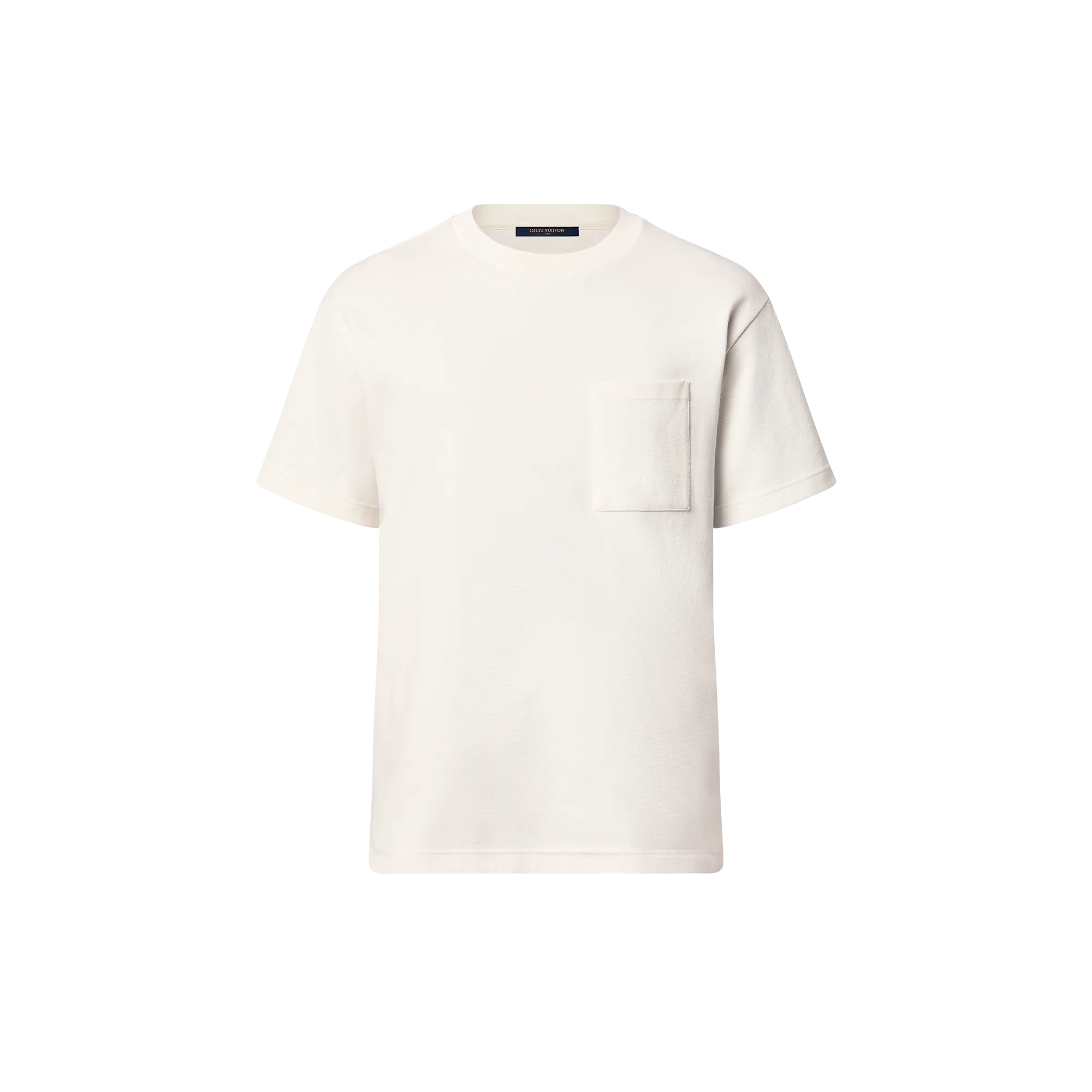 Louis Vuitton Pique Cotton T-Shirt - Men - Ready-to-Wear 1AFBA8 Milk White