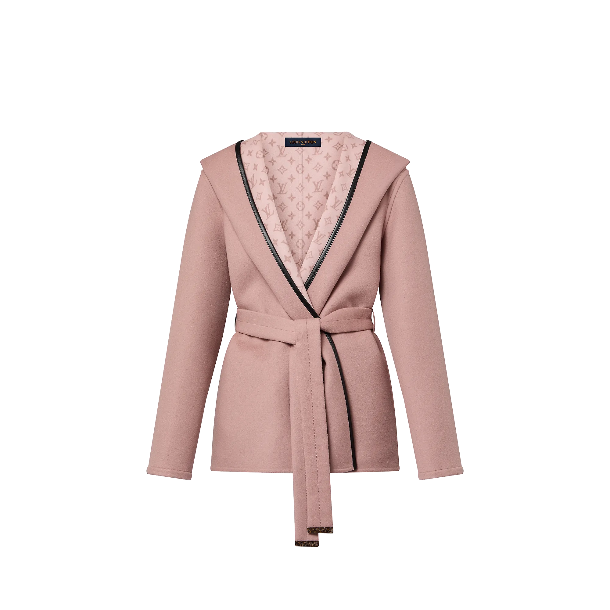 Louis Vuitton Signature Short Hooded Wrap Coat  - Women - Ready-to-Wear 1AFCLR