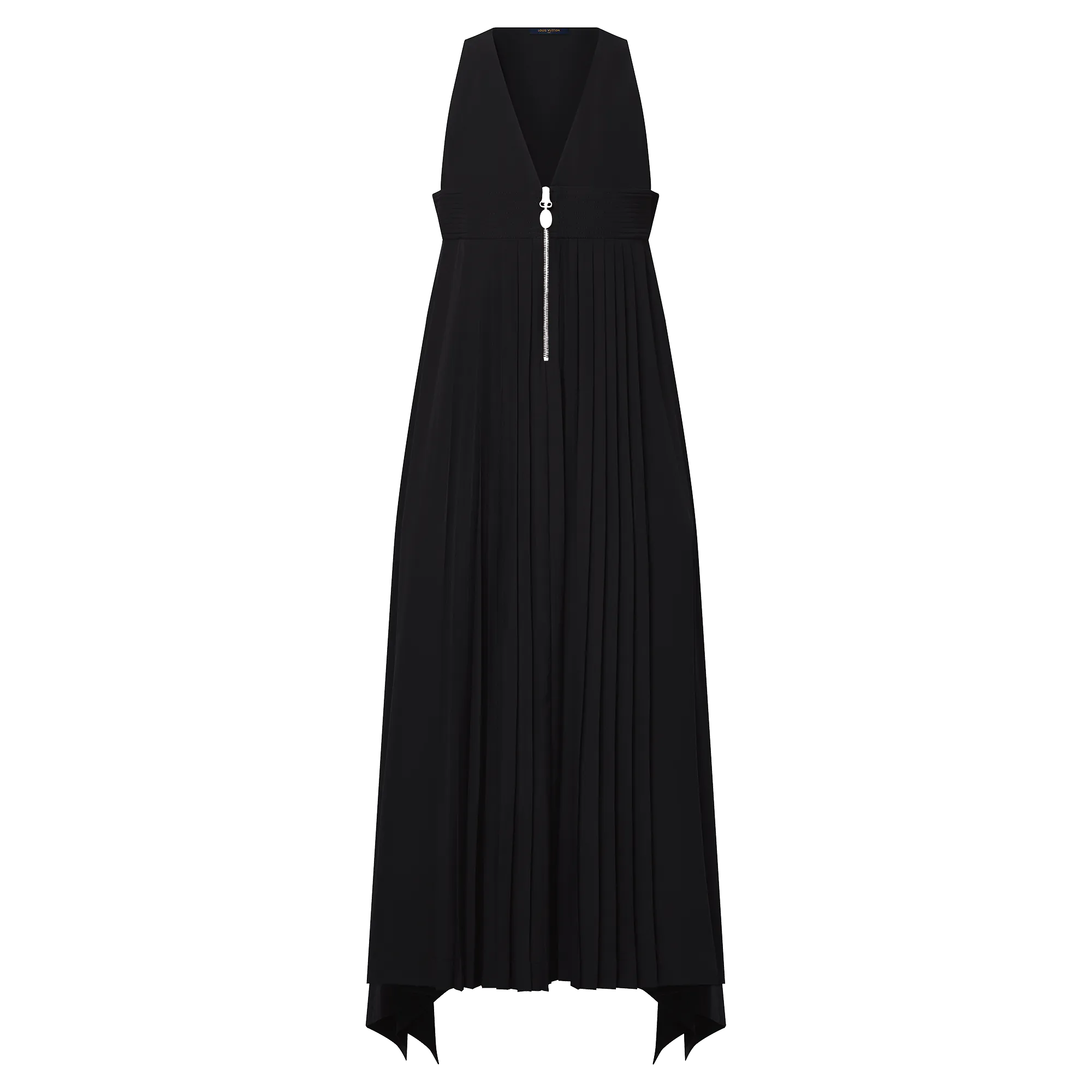 Louis Vuitton V-Neck Pleat Dress - Women - Ready-to-Wear 1AFDCB