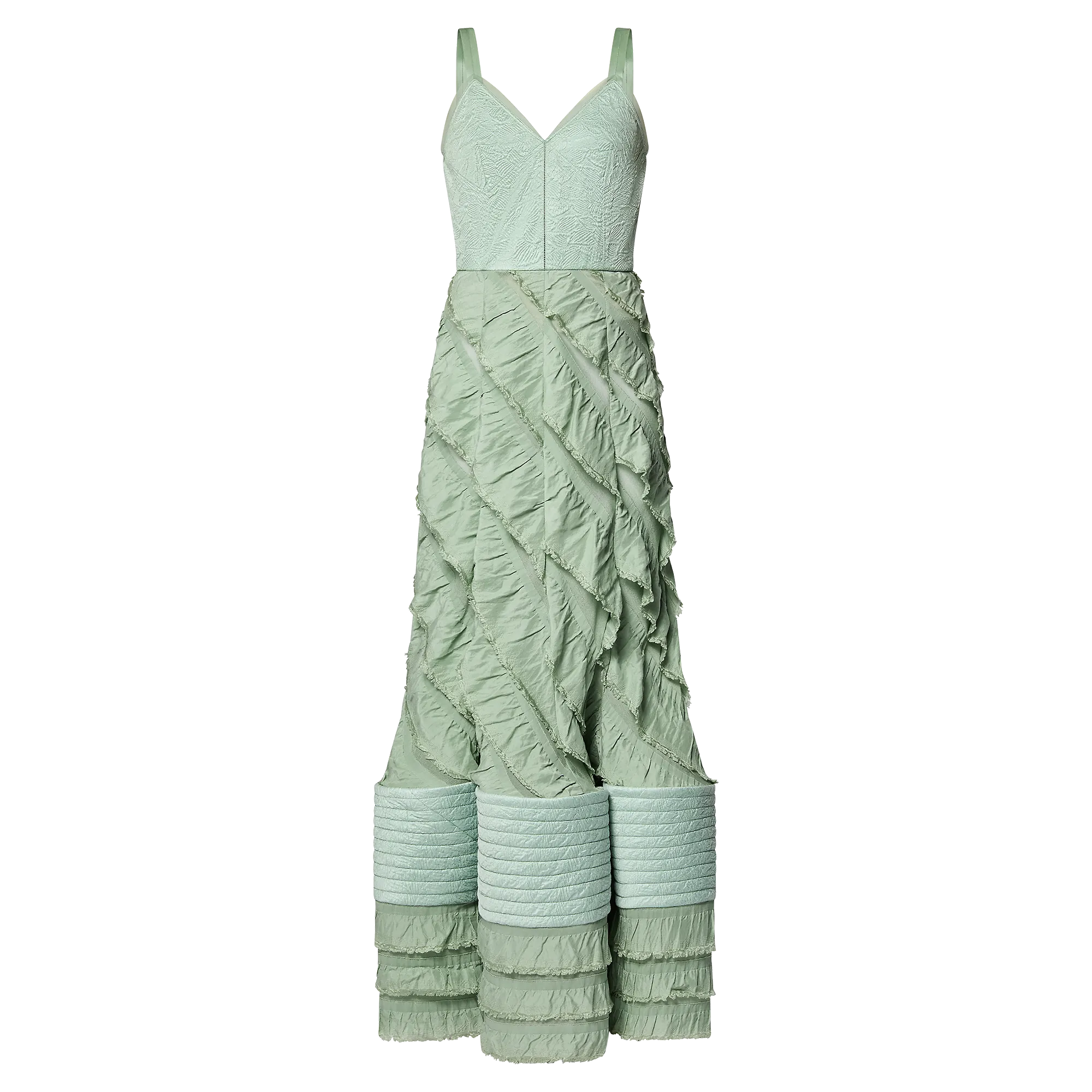 Louis Vuitton Mermaid Hem Flounce Gown  - Women - Ready-to-Wear 1AFFAF Etang