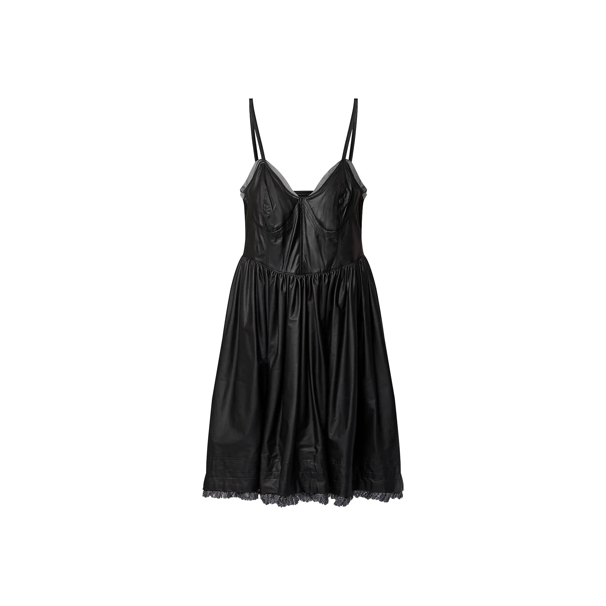 Louis Vuitton Leather Lingerie Dress  - Women - Ready-to-Wear 1AFFIN