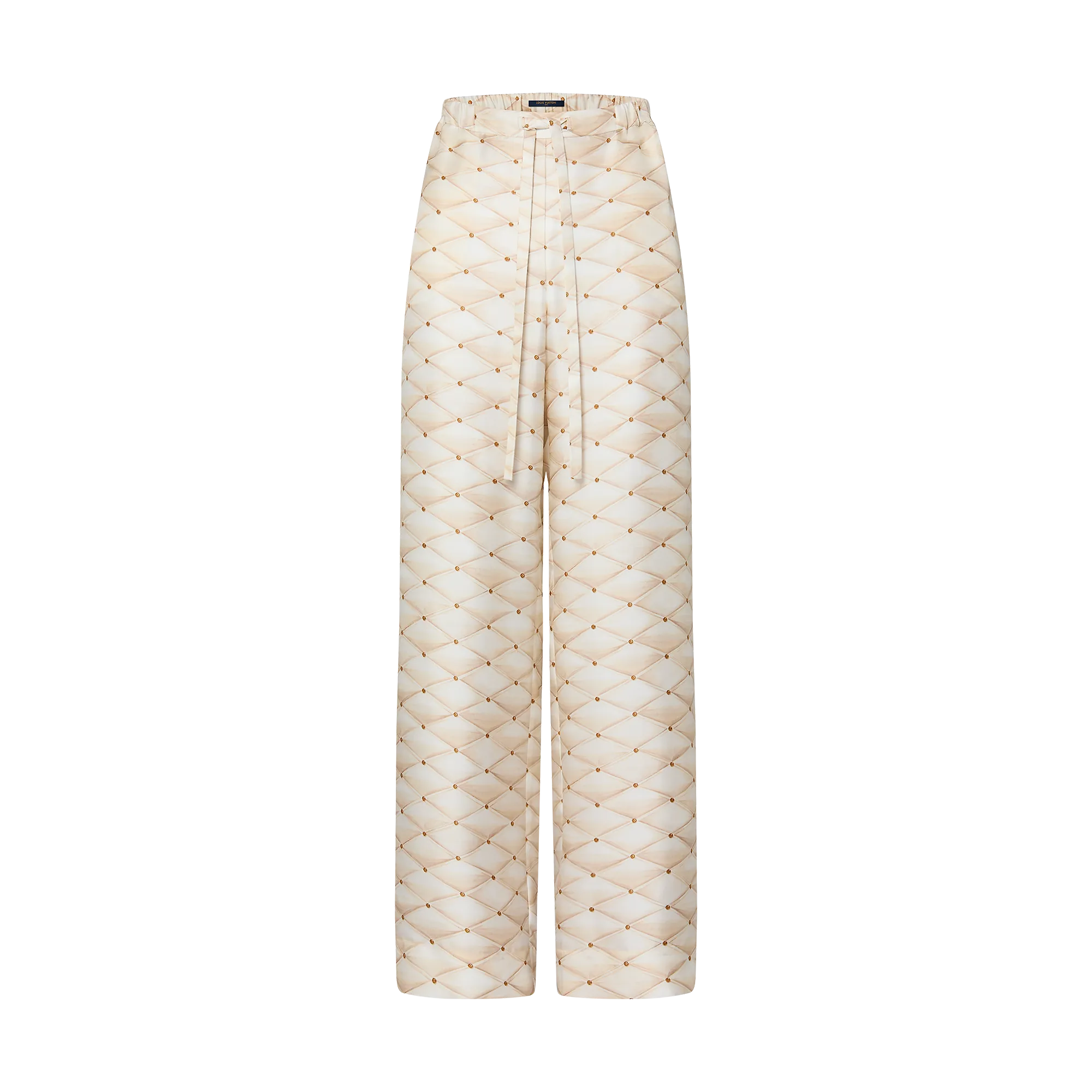 Louis Vuitton 3D Malletage Print Wide-Leg Pajama Pants - Women - Ready-to-Wear 1AFFWV