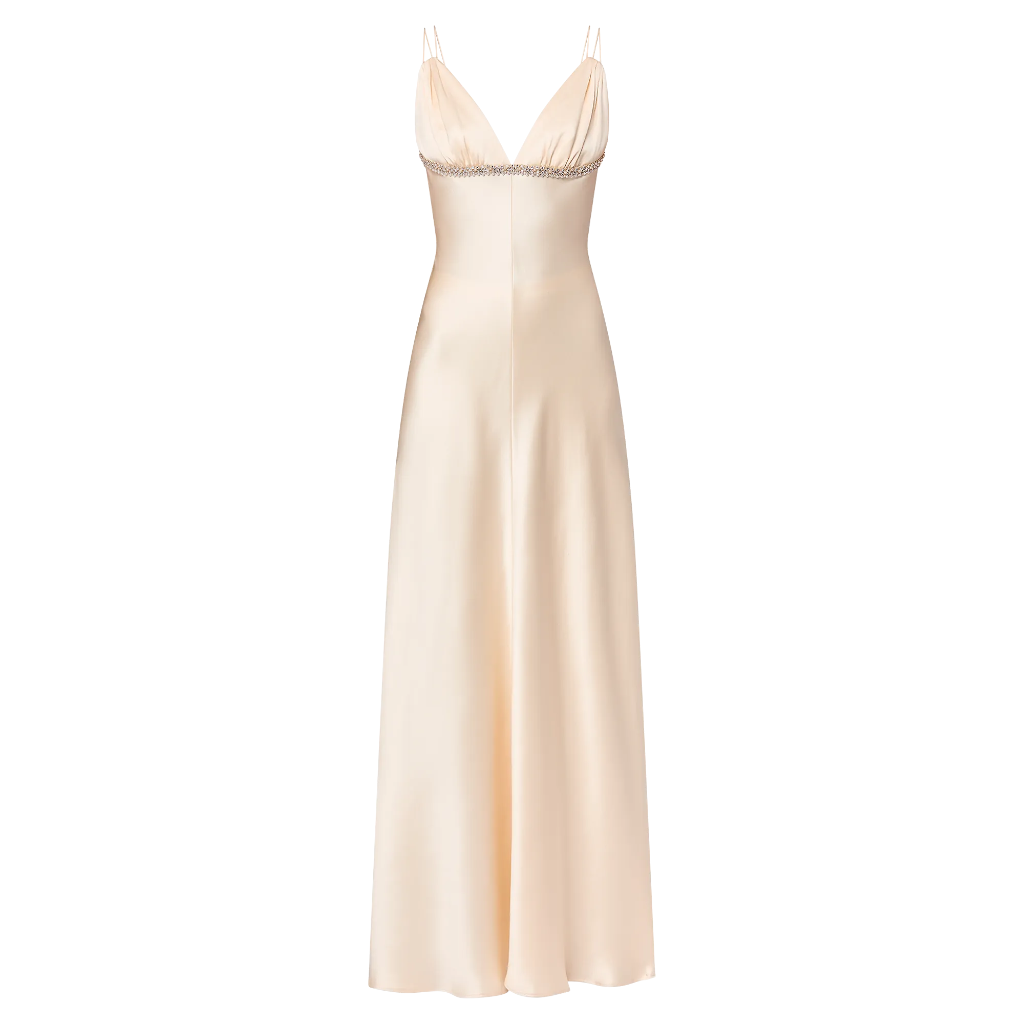 Louis Vuitton Beaded Trim Gown - Women - Ready-to-Wear 1AFG65