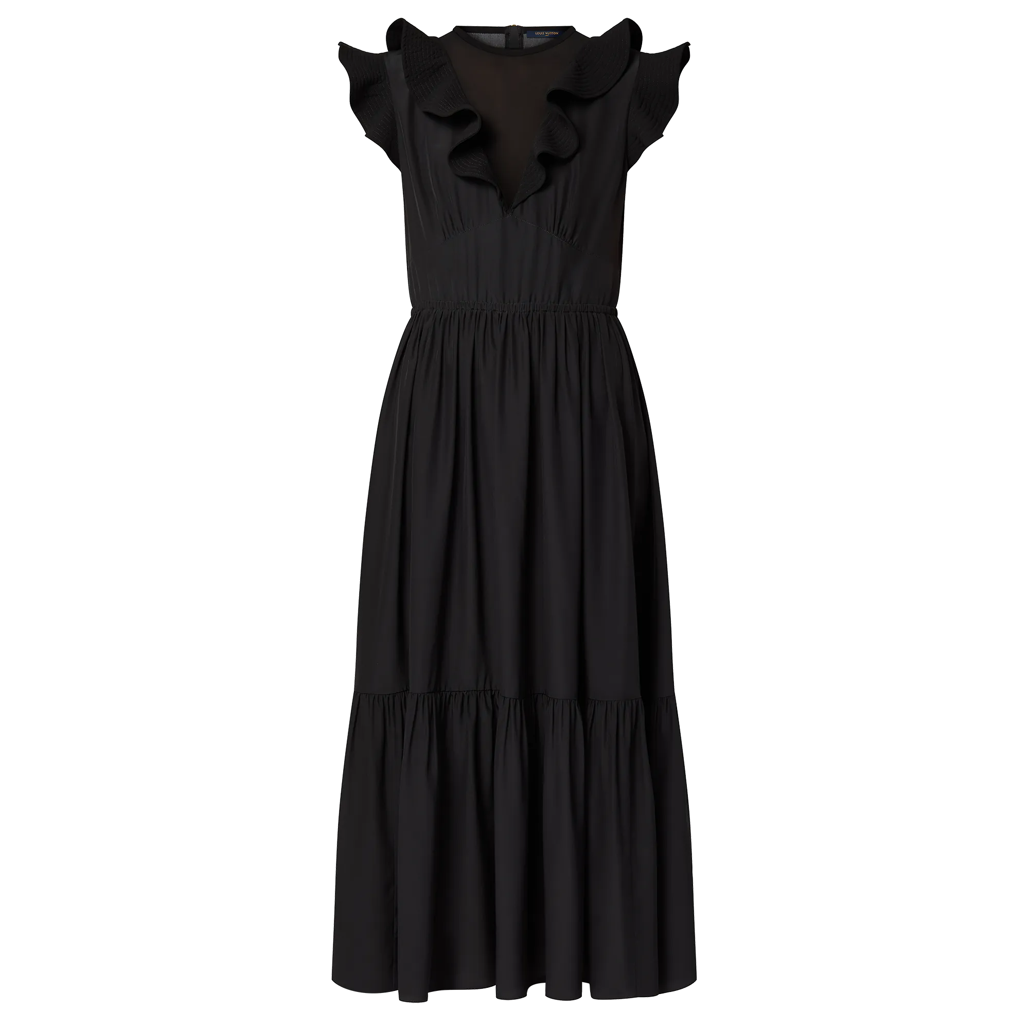Louis Vuitton Ruffle Detail Dress - Women - Ready-to-Wear 1AFGBH
