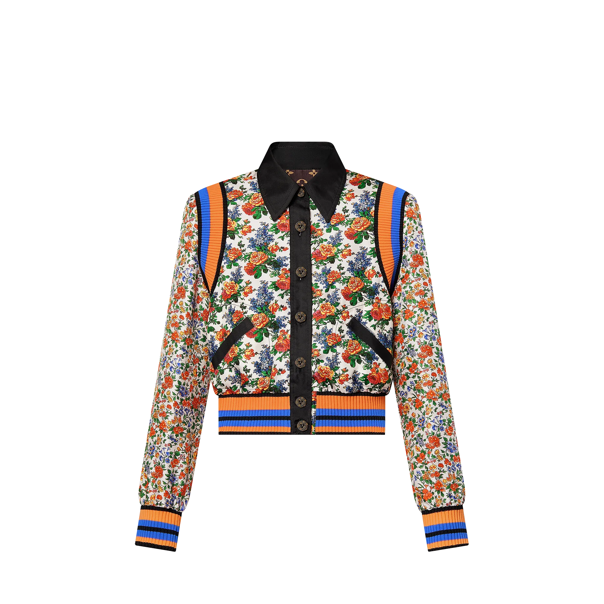 Louis Vuitton Reversible Mixed Floral Bomber Jacket - Women - Ready-to-Wear 1AFGCL