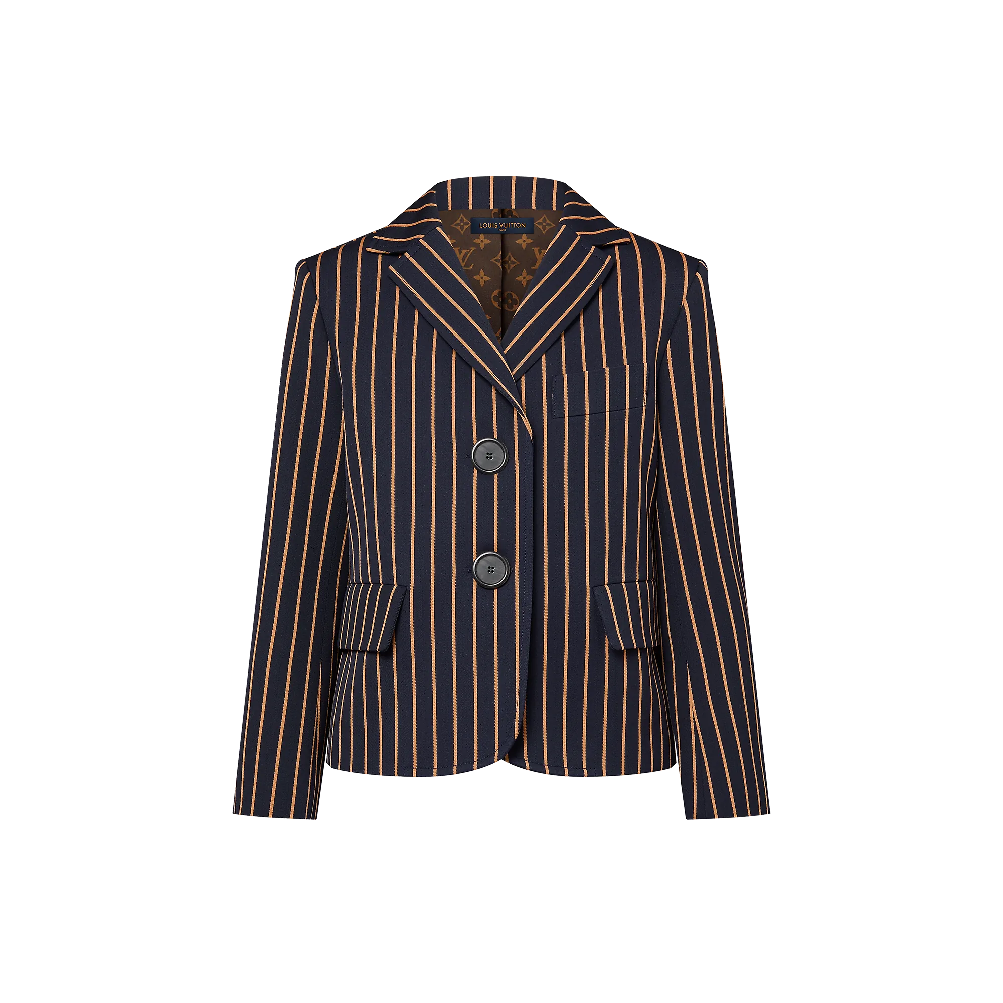 Louis Vuitton Striped Wool Blazer  - Women - Ready-to-Wear 1AFGD9