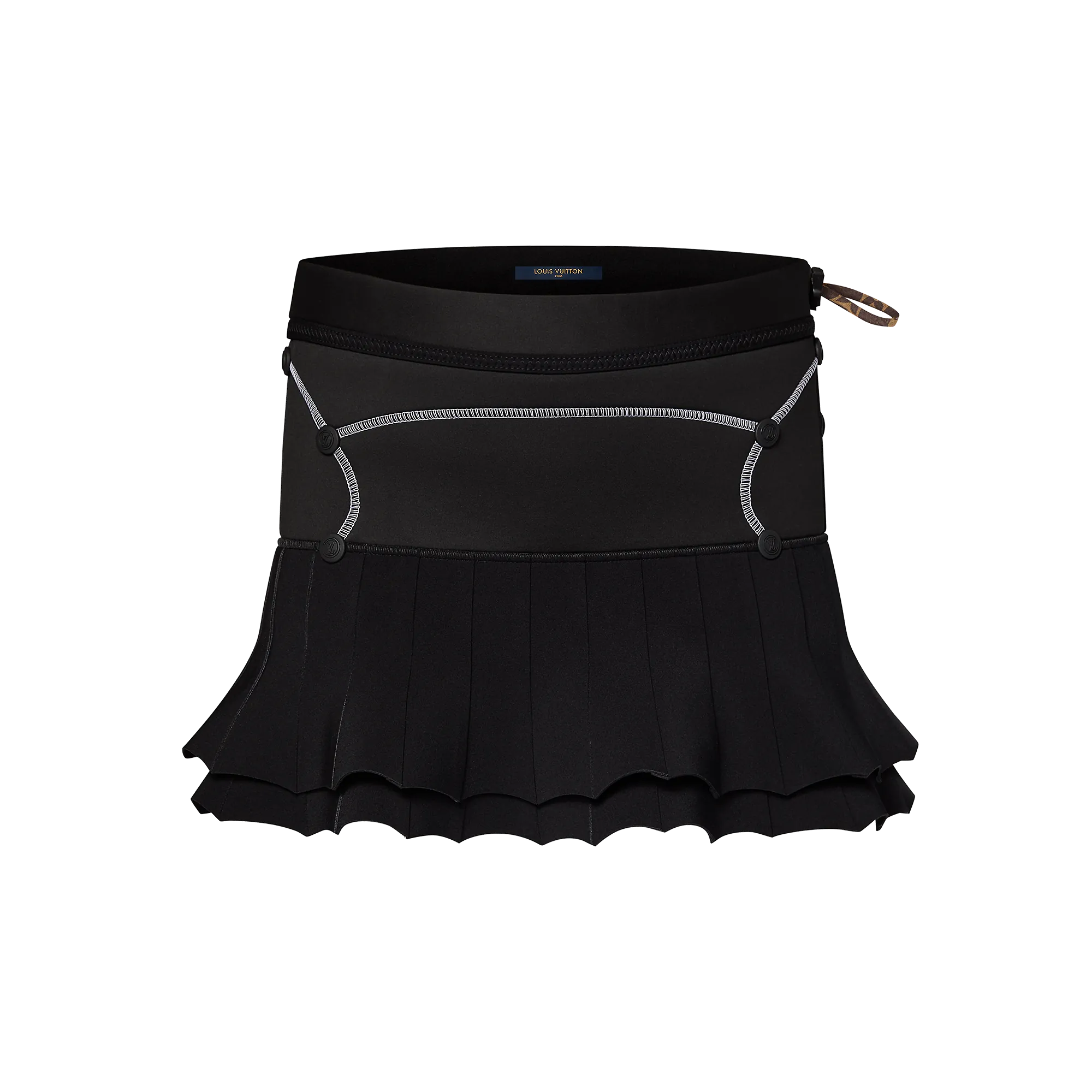 Louis Vuitton Fin Flounce Scuba Mini Skirt  - Women - Ready-to-Wear 1AFHMU