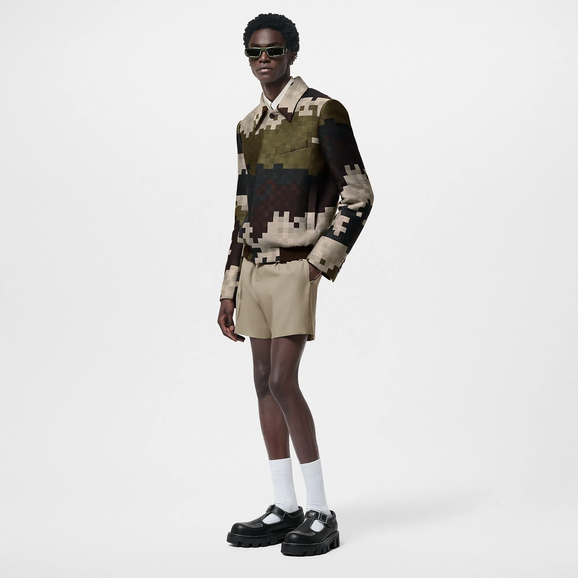 Louis Vuitton Silk Blend Tailored Damier Blouson - Men - Ready-to-Wear 1AFIFC