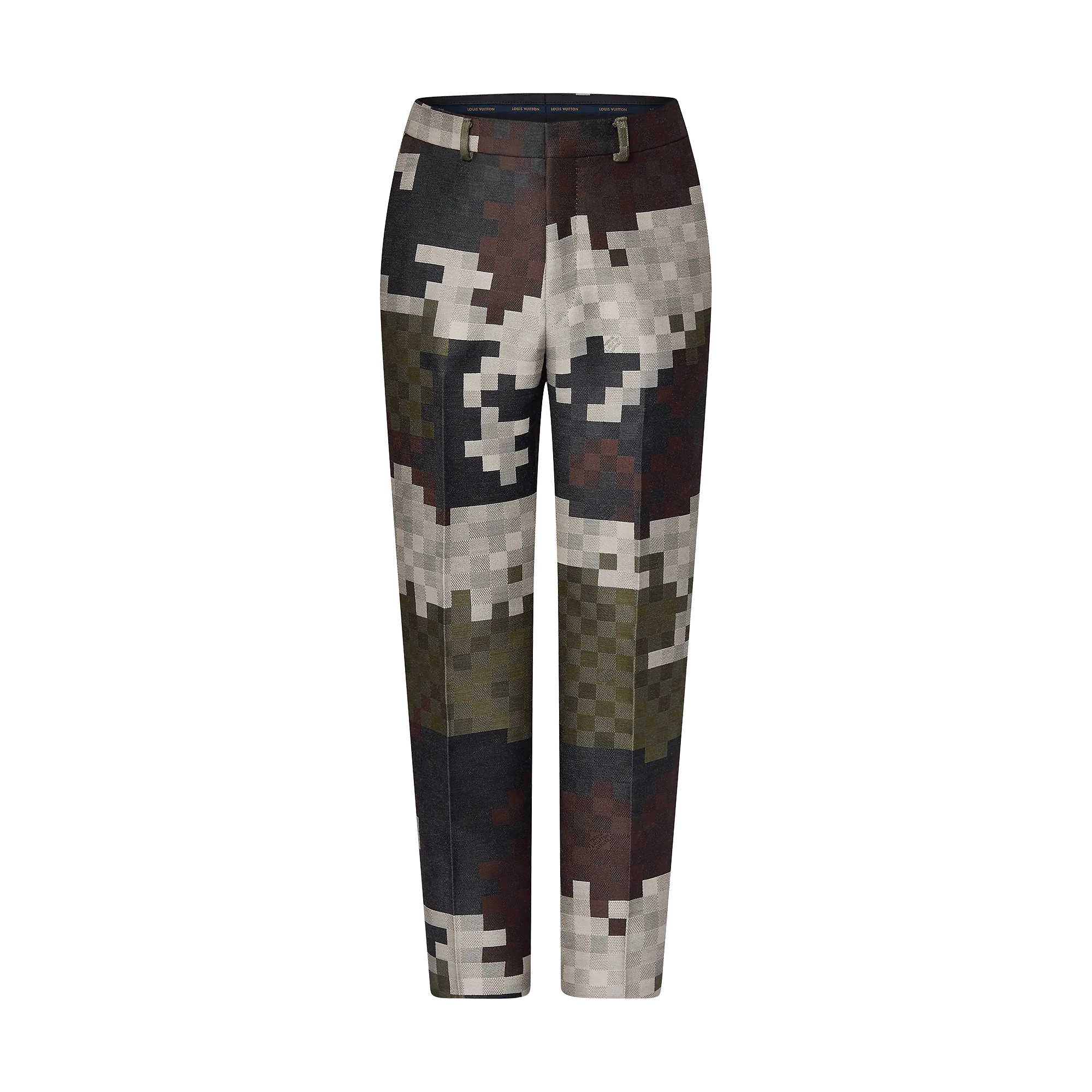 Louis Vuitton Tailored Cotton Damier Cigarette Pants - Men - Ready-to-Wear 1AFIYD