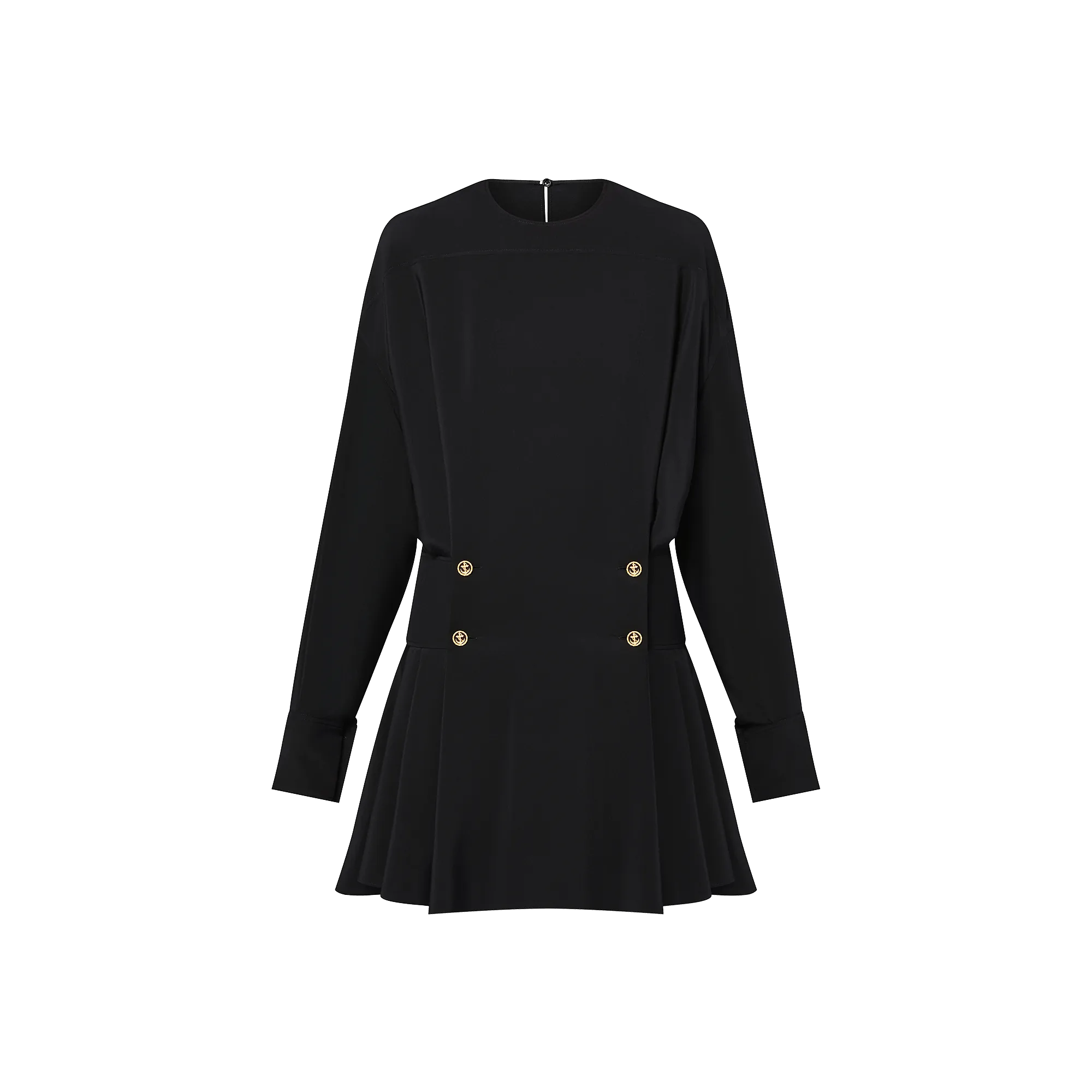 Louis Vuitton Nautical Trompe l’Oeil Dress - Women - Ready-to-Wear 1AFLDQ Black