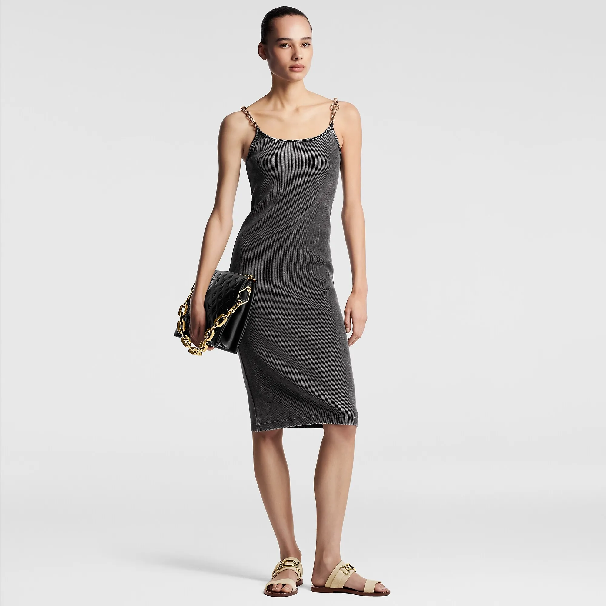 Louis Vuitton Chain Strap Tank Dress - Women - Ready-to-Wear 1AFLLY