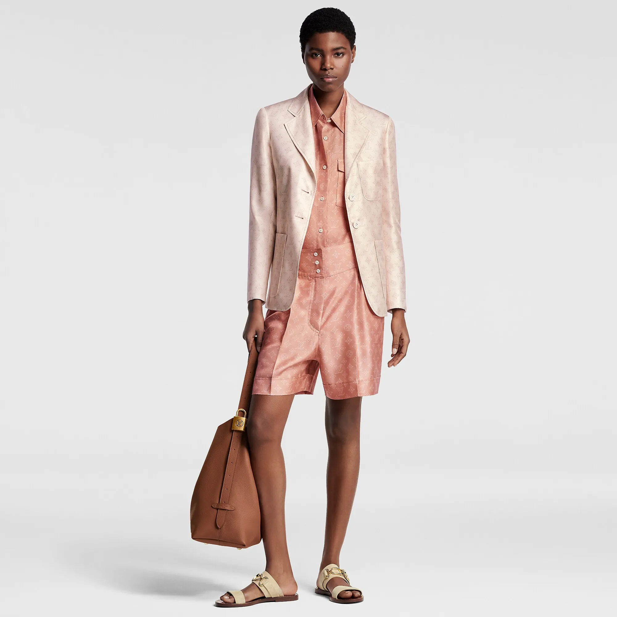 Louis Vuitton Tailored Mahina Monogram Shorts - Women - Ready-to-Wear 1AFMGR