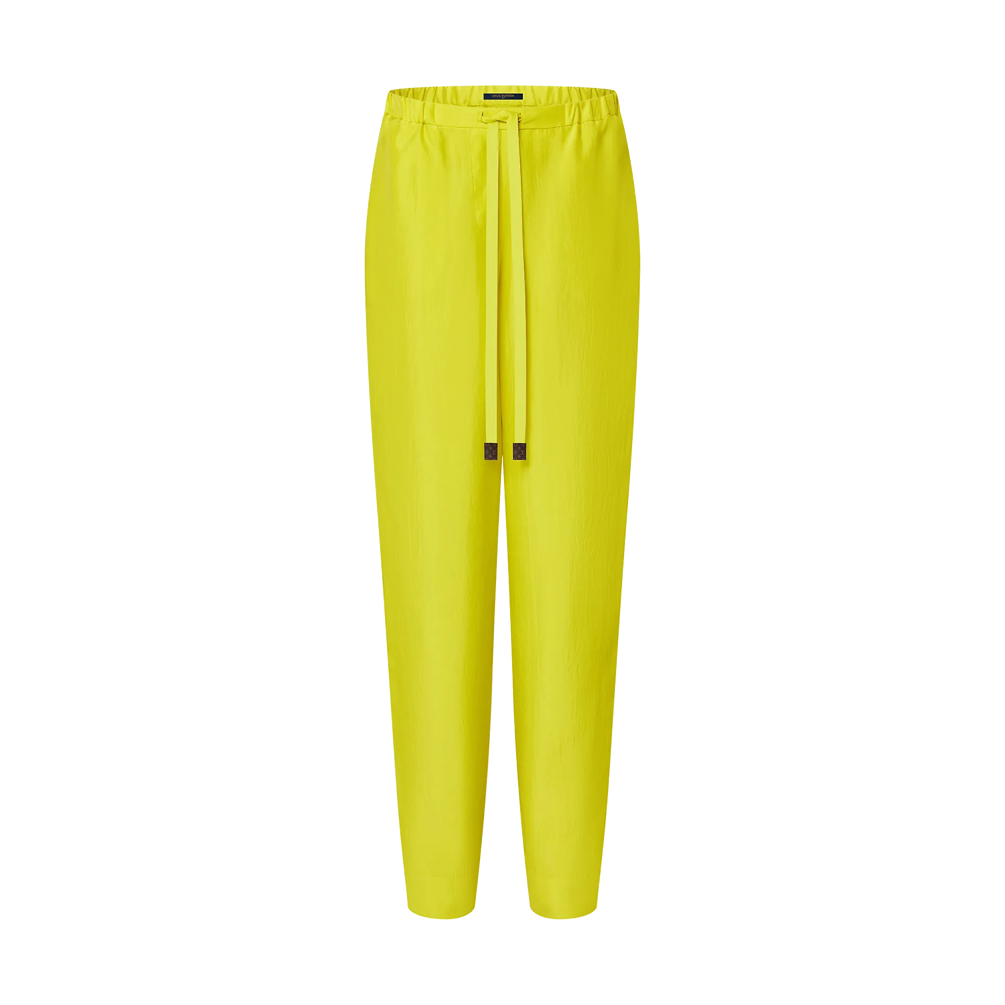 Louis Vuitton Chartreuse Silk Pajama Pants - Women - Ready-to-Wear 1AFMHV