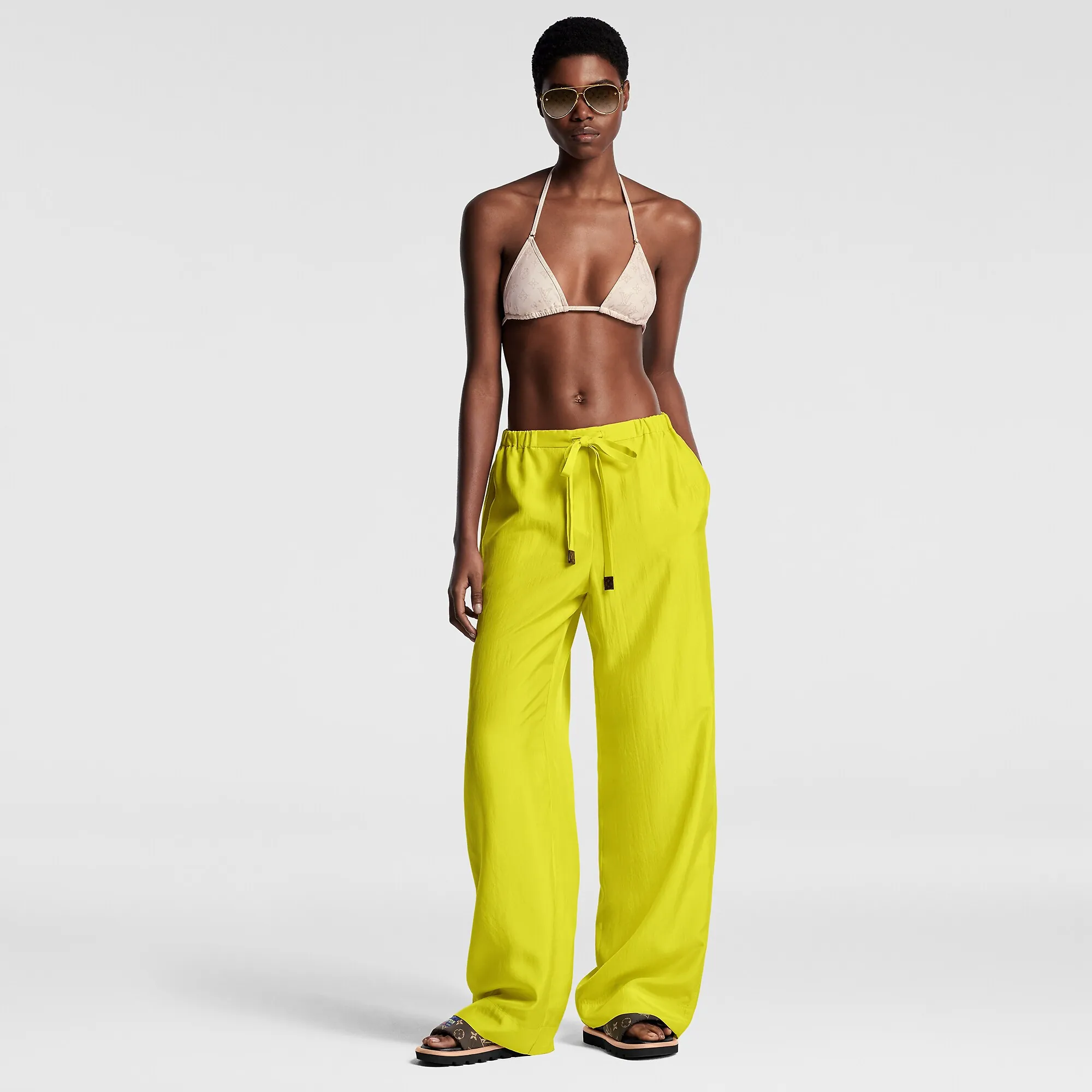 Louis Vuitton Mahina Monogram Triangle Bikini Top - Women - Ready-to-Wear 1AFMVO