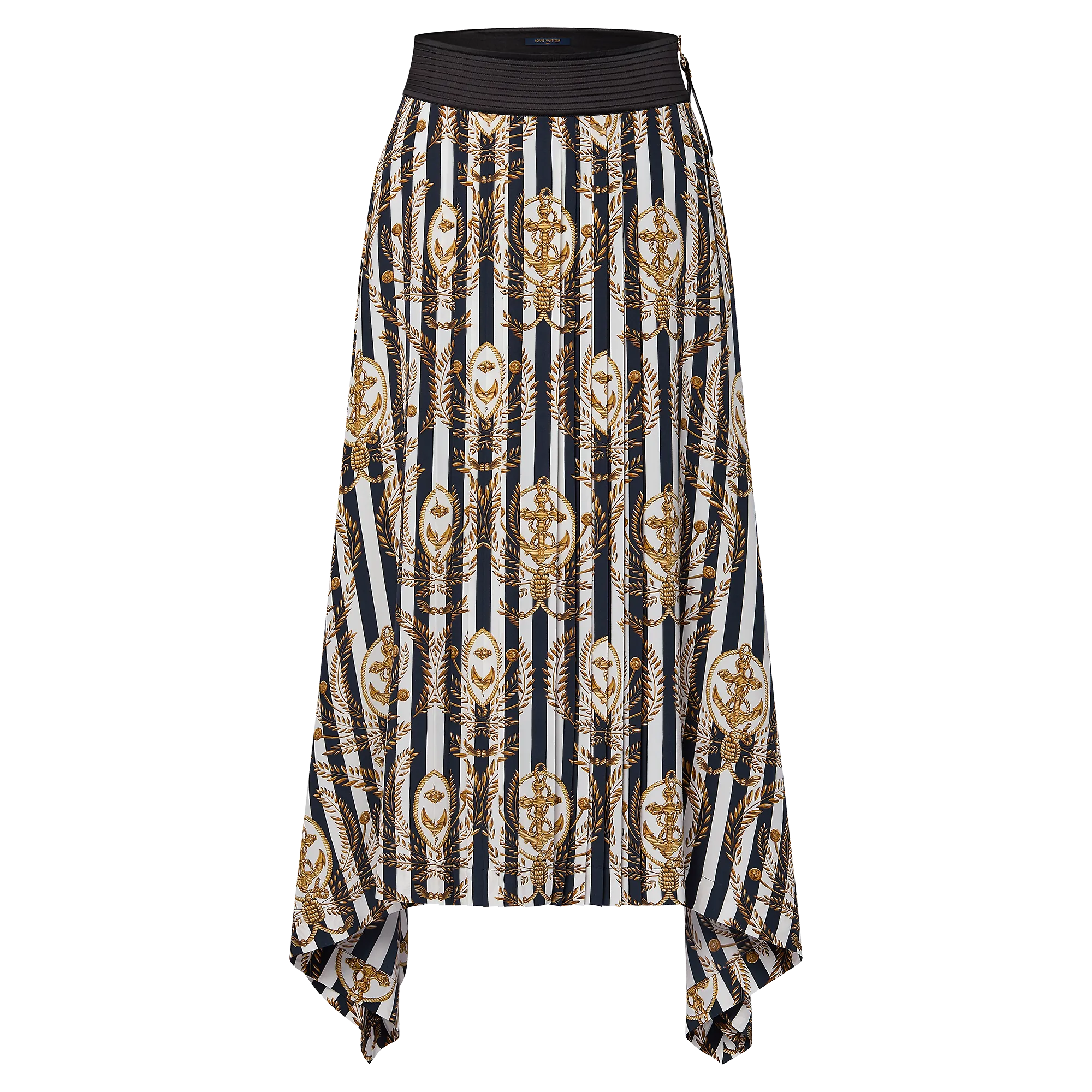 Louis Vuitton Striped Anchor Maxi Skirt - Women - Ready-to-Wear 1AFMXN