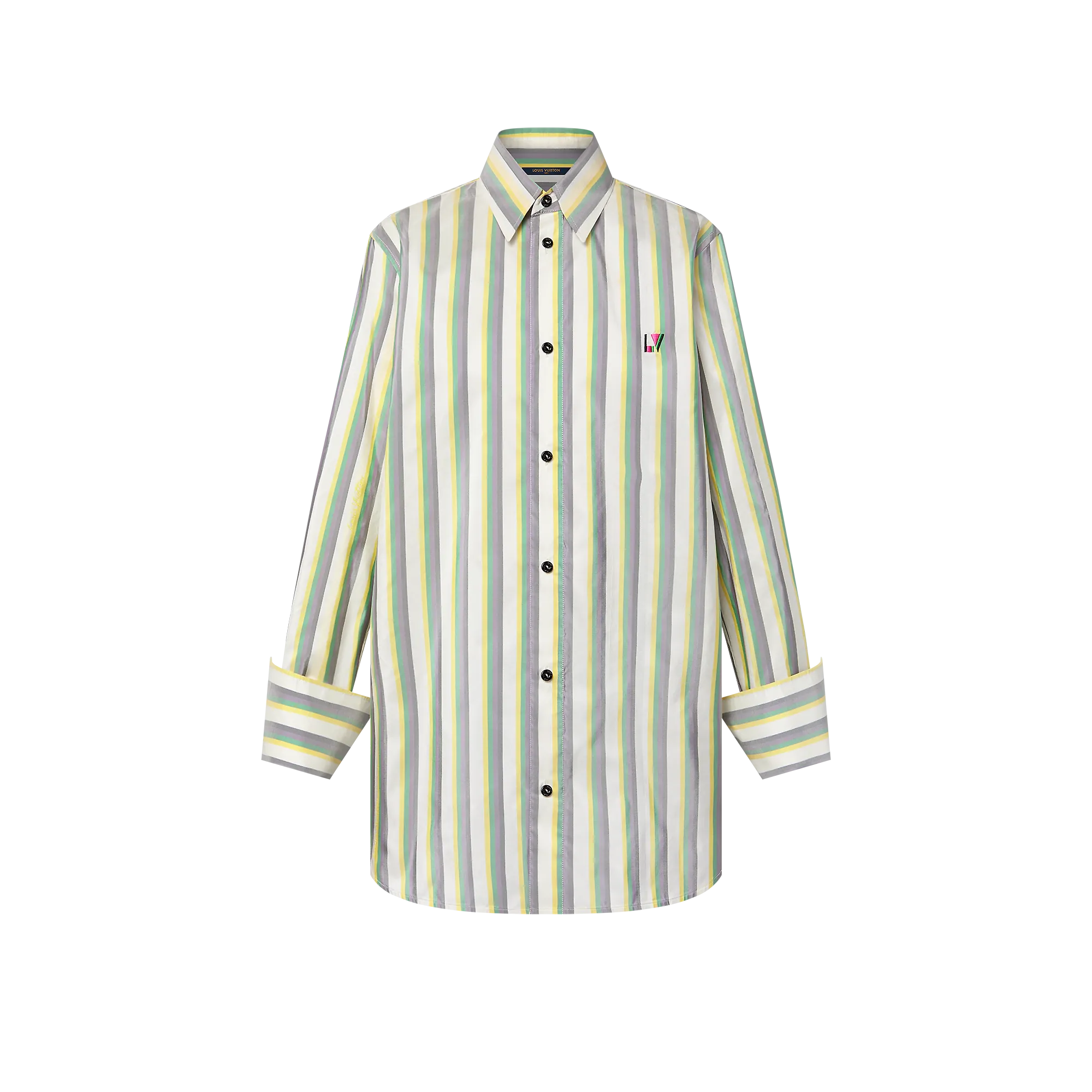 Louis Vuitton Multi Stripe Silk Shirt  - Women - Ready-to-Wear 1AFNT3