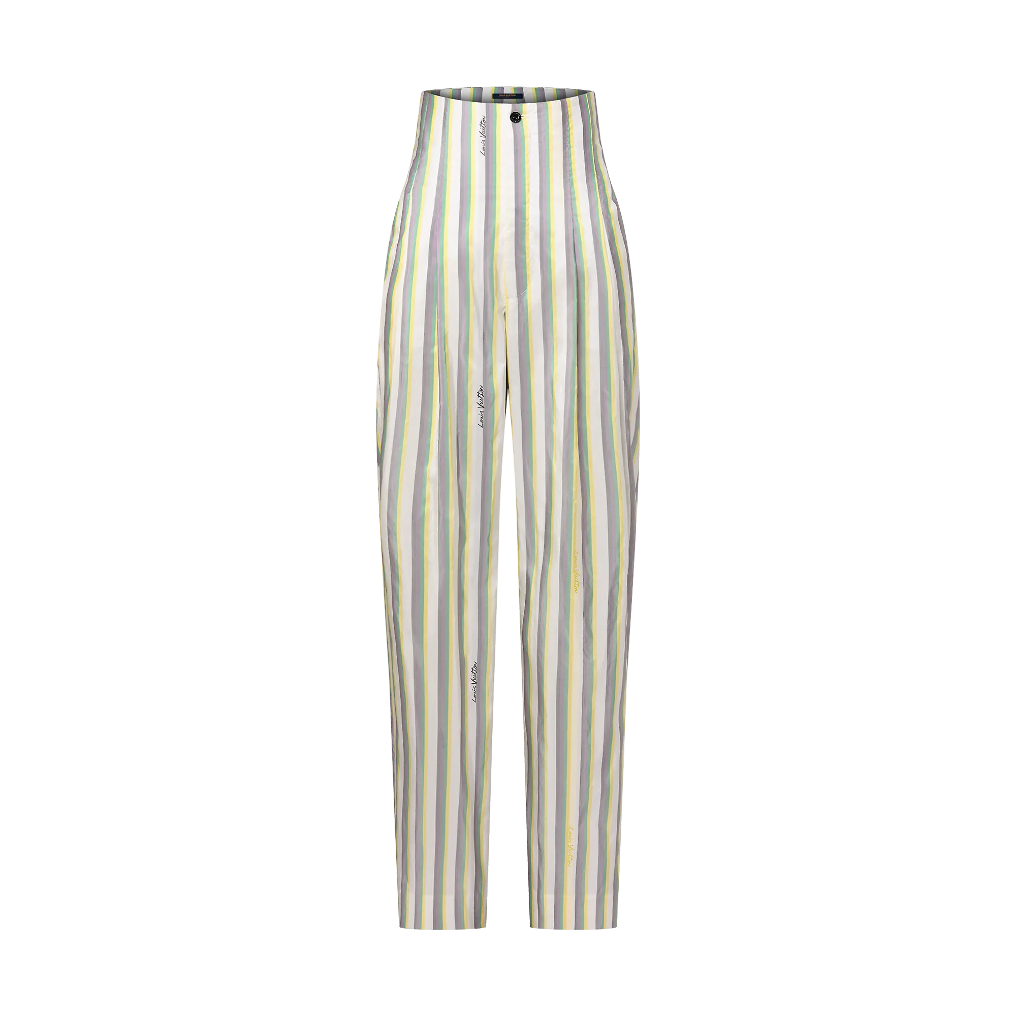 Louis Vuitton Multi Stripe Fitted High Waist Pants  - Women - Ready-to-Wear 1AFNTB