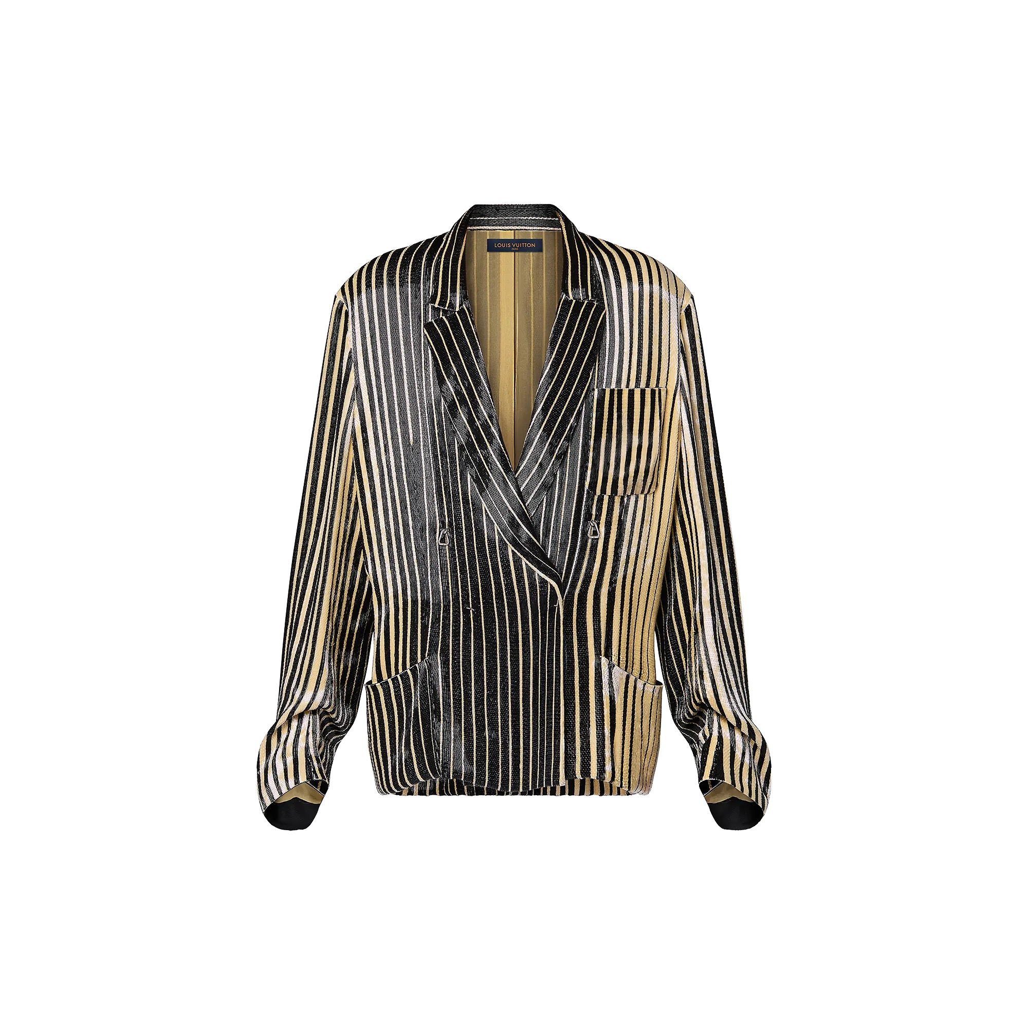 Louis Vuitton Fluid Faded Stripes Blazer  - Women - Ready-to-Wear 1AFNZR
