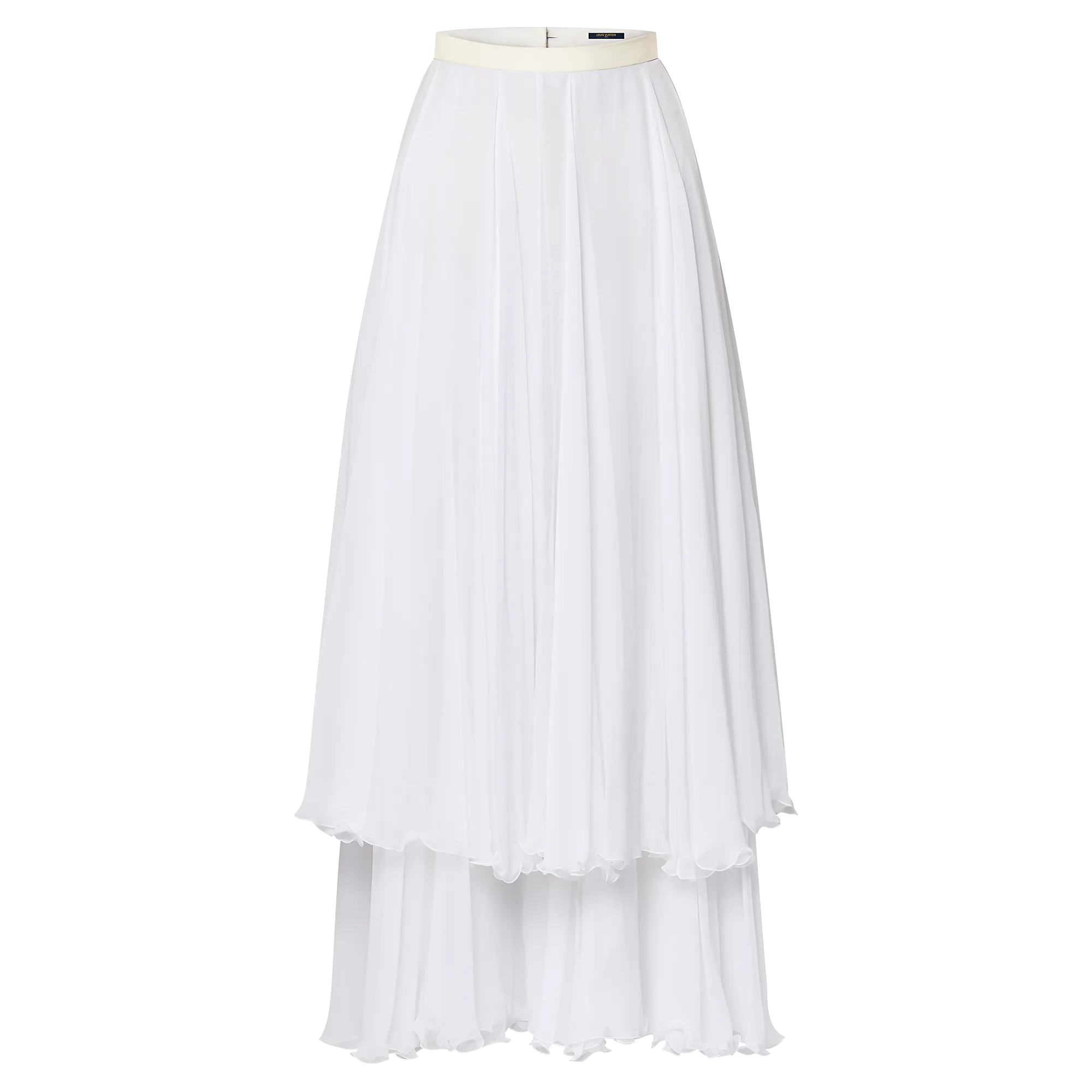 Louis Vuitton Fluid Silk Tiered Skirt  - Women - Ready-to-Wear 1AFOZW