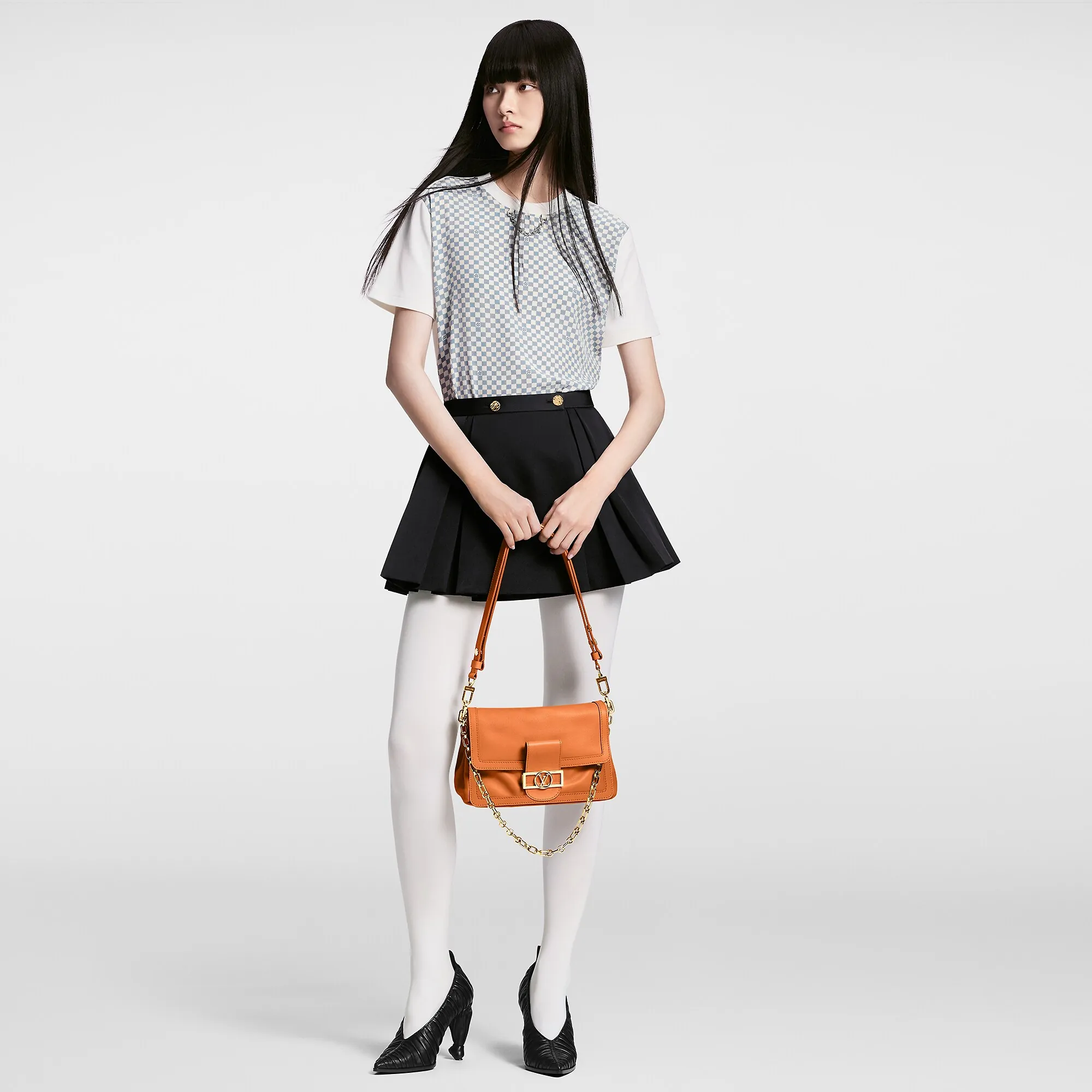 Louis Vuitton Damier Front T-Shirt - Women - Ready-to-Wear 1AFPA0