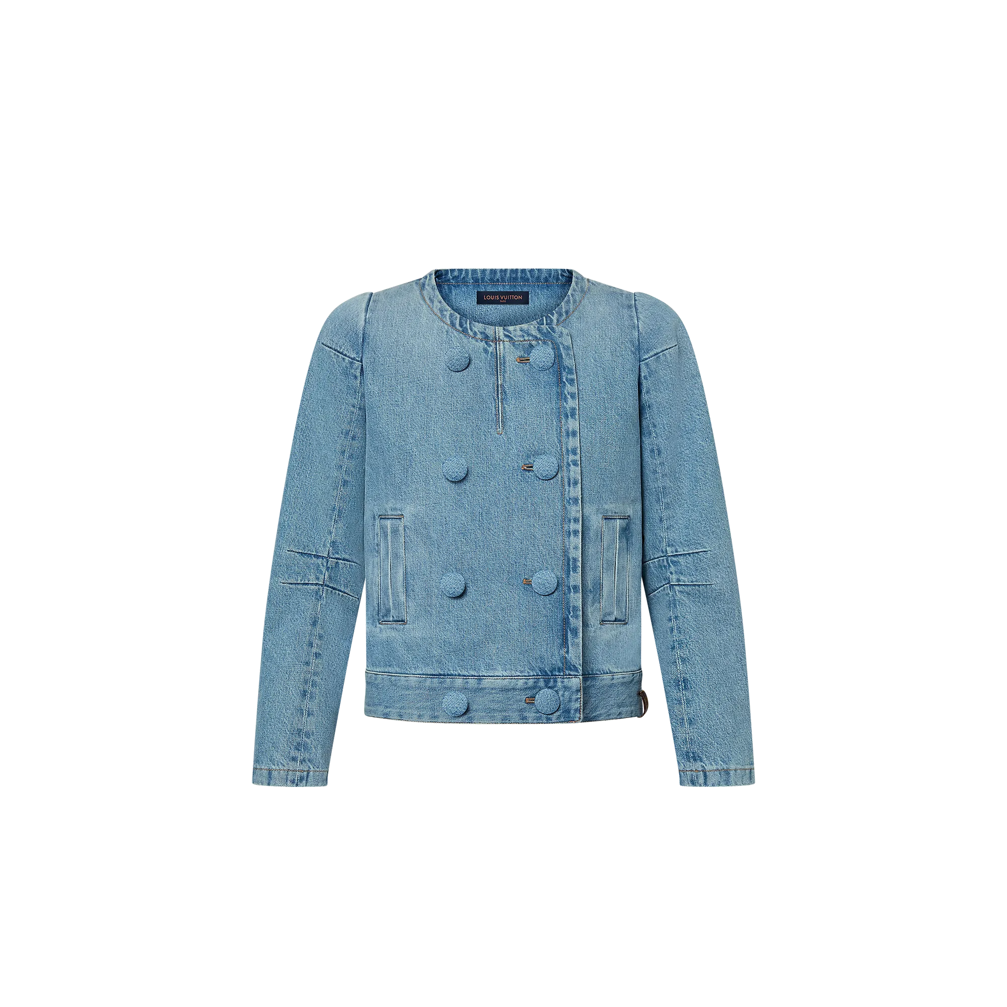 Louis Vuitton Double-Breasted Denim Jacket  - Women - Ready-to-Wear 1AFPBQ