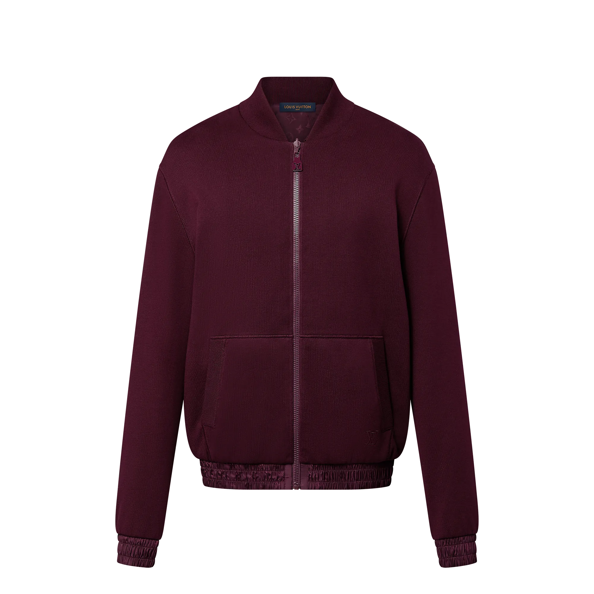 Louis Vuitton Monogram Reversible Cotton Bomber Monogram Other - Men - Ready-to-Wear 1AFQ90 Burgundy