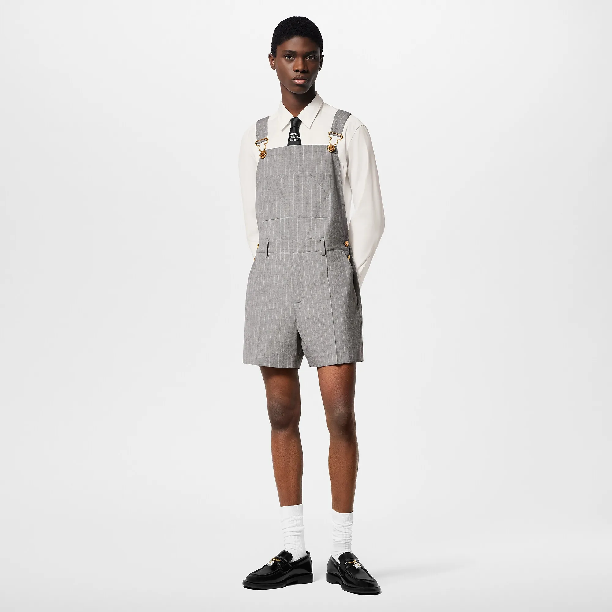 Louis Vuitton Wool Dungaree Shorts S00 - Men - Ready - to - Wear 1AFQH2